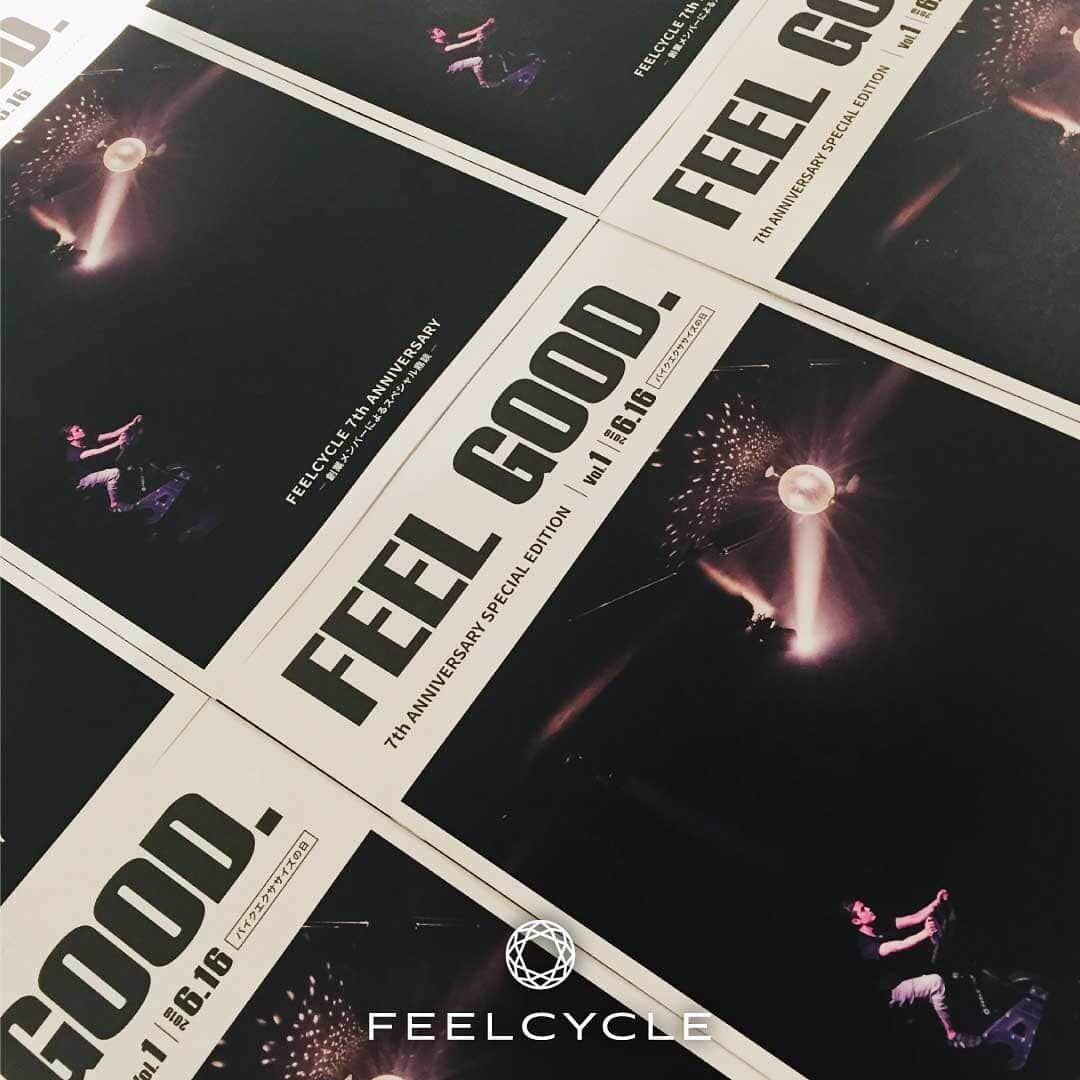 FEELCYCLE (フィールサイクル) さんのインスタグラム写真 - (FEELCYCLE (フィールサイクル) Instagram)「. ◆FEEL Information◆ #6月16日はバイクエクササイズの日 . 本日6月16日に、FEELCYCLEは7周年を迎えました。 銀座に第1号店をオープンして以来、延べ840万人のFEELCYCLISTSの皆様にご利用いただきました。 . 7周年を記念して、FEELCYCLE創業メンバーのFumi、Mario、Yaeによるスペシャル鼎談を掲載した『FEEL GOOD.』を本日より全スタジオで配布いたします。7年間のFEELCYCLEの進化を感じられる内容です。 . 『FEEL GOOD.』 と合わせて7周年記念のステッカーも限定で配布いたします。ぜひスタジオでお受け取りください。 . FEELCYCLEはこれからも進化をし続けます。 . LET YOUR LIFE BE MORE BRILLIANT. . #feelcycle #フィールサイクル #feel #cycle #mylife #morebrilliant #itsstyle #notfitness #暗闇 #バイクエクササイズ #フィットネス #ジム #45分で約800kcal消費 #滝汗 #ダイエット #デトックス #美肌 #ストレス解消 #リラックス #集中 #音楽とひとつになる #FEELCYCLE7周年 #記念日 #6月16日 #バイクエクササイズの日」6月16日 10時02分 - feelcycle_official