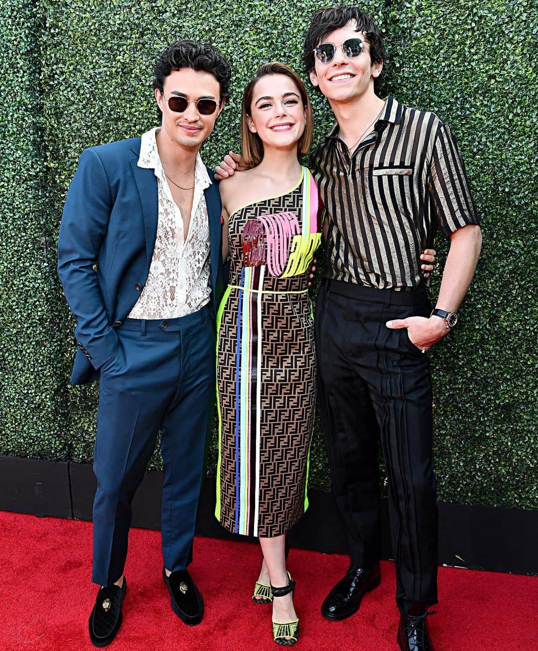 Just Jaredさんのインスタグラム写真 - (Just JaredInstagram)「The @sabrinanetflix cast is in the house at the @mtv Movie and TV Awards! See full coverage at JustJared.com. #GavinLeatherwood #KiernanShipka #RossLynch #Fendi Photo: Getty」6月16日 10時02分 - justjared