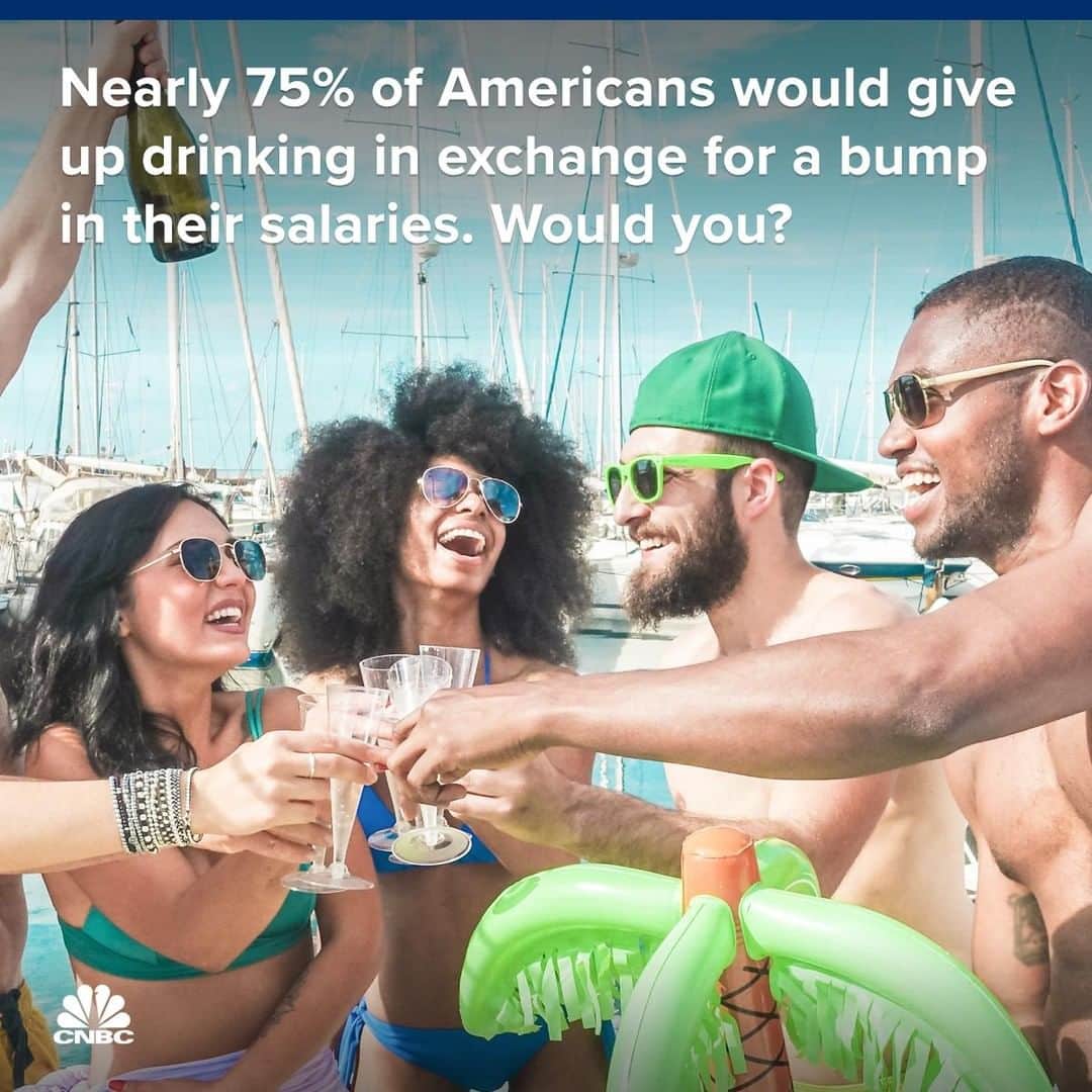 CNBCさんのインスタグラム写真 - (CNBCInstagram)「⠀ The majority of U.S. adults would be willing to take drastic measures in exchange for a bump in their salaries.⠀ ⠀ A new survey of 1,238 employed Americans from LendEDU revealed exactly what they’d be willing to give up for a 10% raise. About three-quarters of them said they would be willing to quit drinking for five years.Over a third would give up their right to vote for life and almost 10% would even surrender their child’s right to vote for life.⠀ ⠀ All of this in exchange for a bump in their salaries. What are you willing to give up for more money?⠀ ⠀ For the rest of this story, click the link in our bio.⠀ *⠀ *⠀ *⠀ *⠀ *⠀ *⠀ *⠀ *⠀ #drinking #working #cnbcbusiness #cnbc #salary #millennials #moremoney #work  #money #wealth #finance #hardwork #investing #motivation」6月16日 11時05分 - cnbc