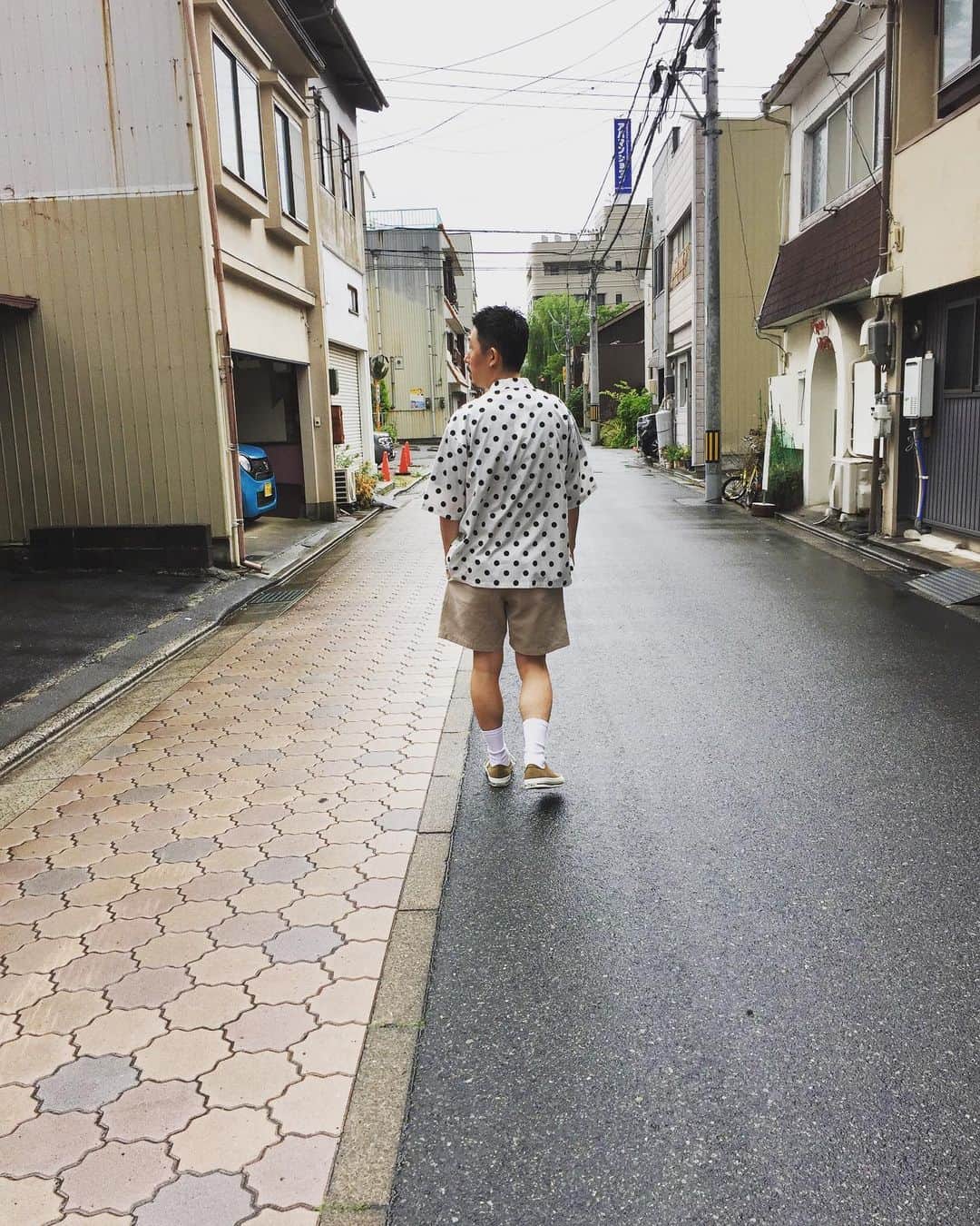 のインスタグラム：「6.16 SHIRT-DIGAWEL/DOT S/S SHIRT SHORTS-DESCENDANT/SHORE 06 OX SHORTS SHOES-MHL./MHL ALL STAR LO MENS . . . #DIGAWEL #DESCENDANT #DCDT #MHL #MargaretHowell . @nollyandthenatures . #tottori#鳥取県#鳥取市#川端」