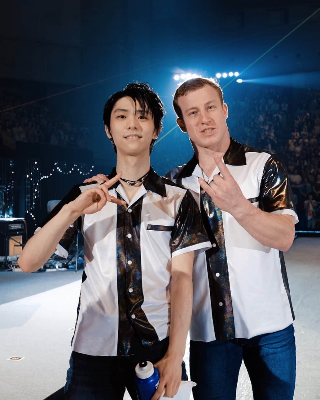ノダリー・マイスラーゼのインスタグラム：「フィギュアスケートの日本の神 Yuzuru Hanyu #yuzuruhanyu Последнее шоу в Японии」