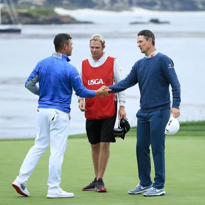 ジャスティン・ローズさんのインスタグラム写真 - (ジャスティン・ローズInstagram)「Fun day on the links with @gary.woodland excited for @usopengolf Sunday... #Team🌹」6月16日 13時00分 - justinprose99