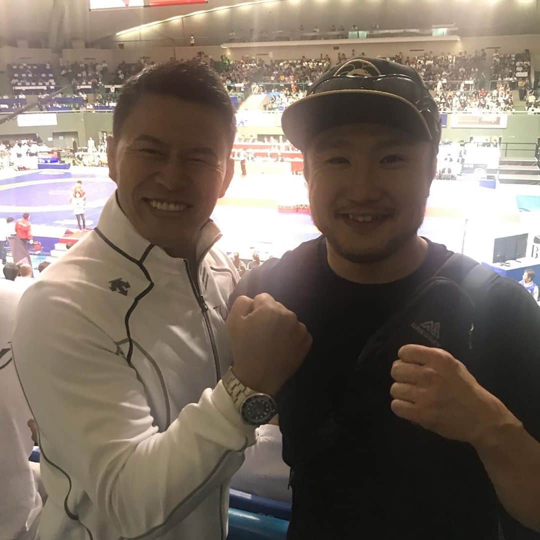 五味隆典さんのインスタグラム写真 五味隆典instagram 元ちゃんと久しぶり 須藤元気 レスリング 柔術 6月16日 13時24分 Takanorigomi