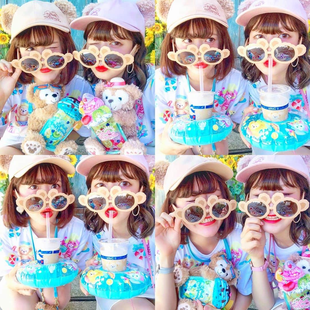 たんりいさんのインスタグラム写真 - (たんりいInstagram)「. . かなちゃん( @kalnnas2 )と サニーファンコーデしたよ🌴🌻🌈 . めっちゃ天気いい〜〜😍😍😍 . #tokyodisneysea #tds #ケープコッド #ダッフィのサニーファン #シェリーメイ  #ダッフィ #ディズニーシー #ディズニー #ディズニーバウンド #かなりい #東京ディズニーシー #たんりいディズニー #サニーファン #サニファン #双子コーデ #お揃いコーデ」6月16日 13時46分 - tanrii97