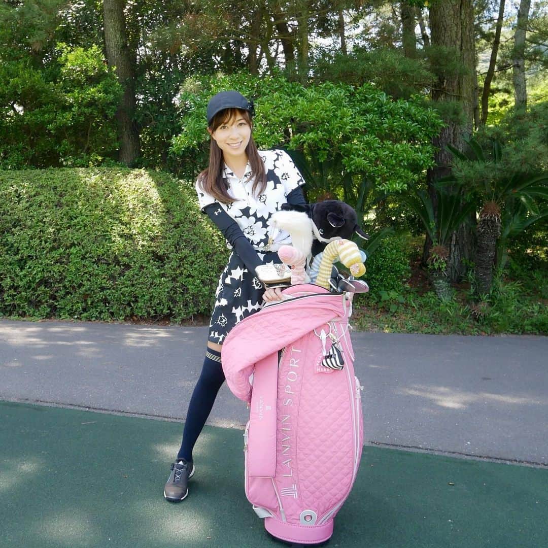 高沢奈苗さんのインスタグラム写真 高沢奈苗instagram キャディーバッグ新調しました Lanvinsportのキルティング仕様の大人可愛い上品なデザイン 色は優しい色合いのピンク 汚れないように大切に使おう W Lanvinsport Golf ランバン