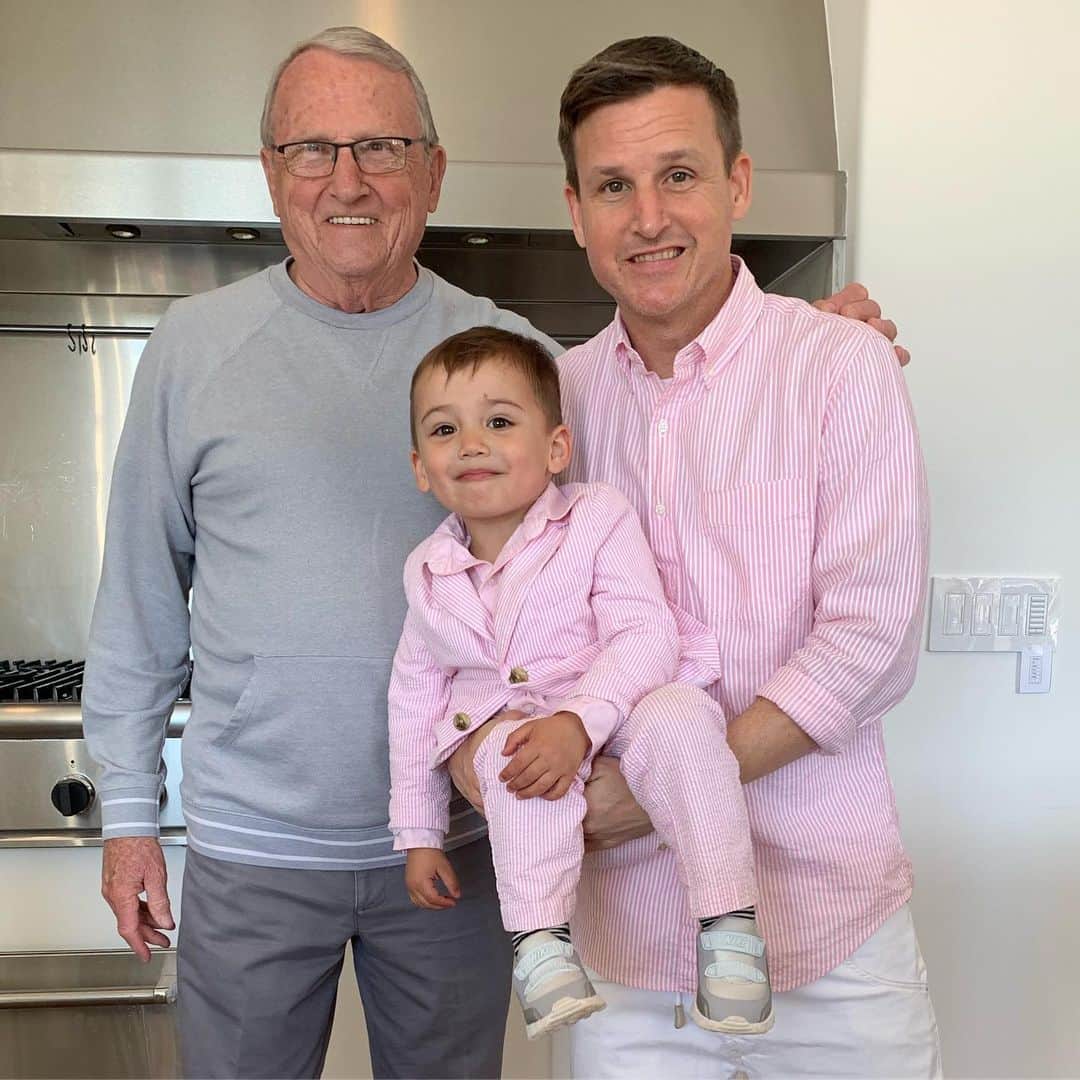 のインスタグラム：「Happy Father’s Day to the greatest dad ever, who raised the greatest dad ever, who will raise the greatest dad ever! @genedyrdek1940」