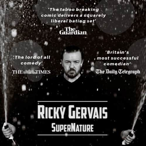 リッキー・ジャーヴェイスさんのインスタグラム写真 - (リッキー・ジャーヴェイスInstagram)「I'm bringing #SuperNature to Portsmouth this week!」6月17日 2時33分 - rickygervais