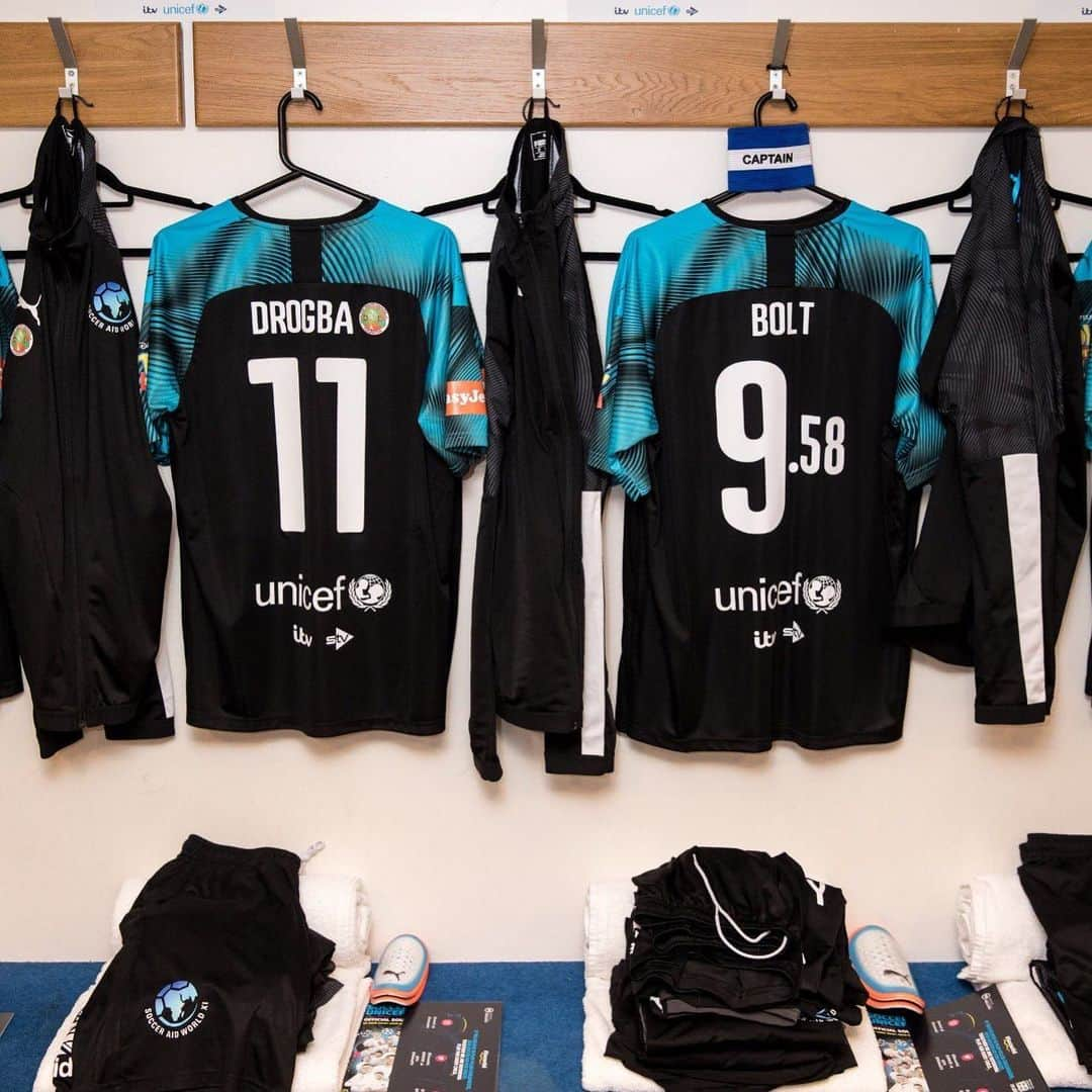 チェルシーFCさんのインスタグラム写真 - (チェルシーFCInstagram)「Firepower. 🔥 @DidierDrogba will line-up alongside @UsainBolt for Soccer Aid World XI tonight! #CFC #Chelsea 📷: @SoccerAid」6月17日 2時55分 - chelseafc