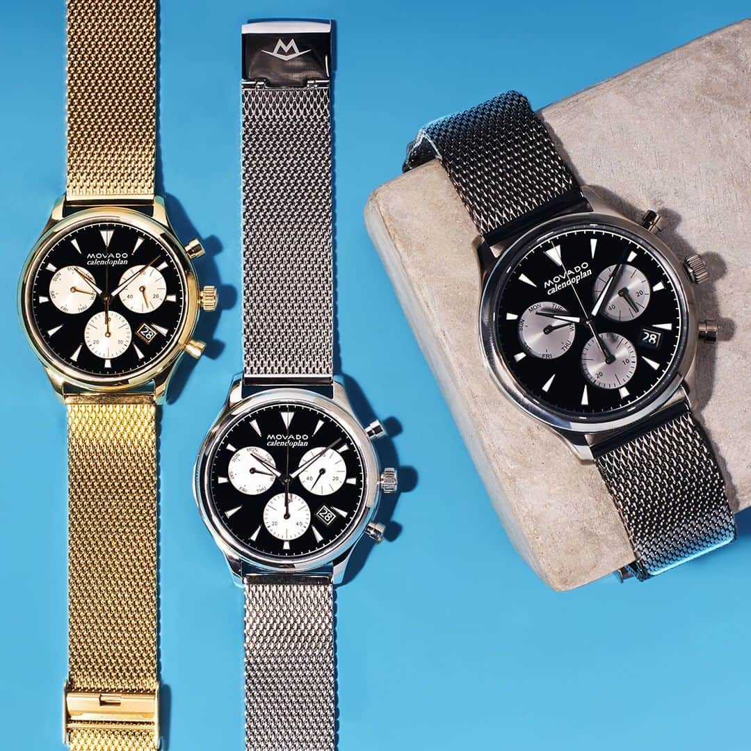 のインスタグラム：「Spend time with the ones who matter most. Happy Father's Day. #MovadoHeritage」