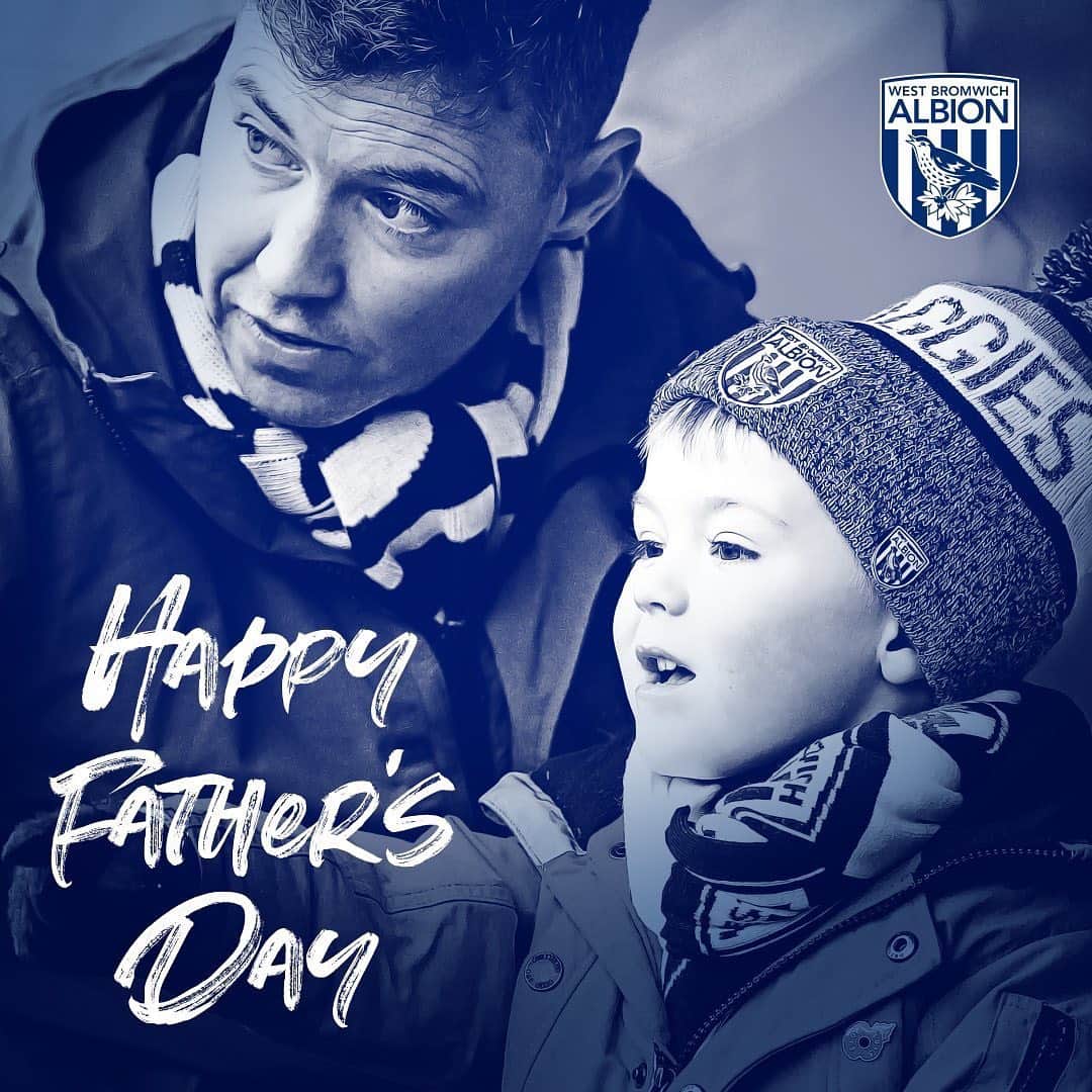 ウェスト・ブロムウィッチ・アルビオンFCさんのインスタグラム写真 - (ウェスト・ブロムウィッチ・アルビオンFCInstagram)「Happy Father’s Day to all the Albion dads! . #FathersDay #WBA」6月16日 19時04分 - wba