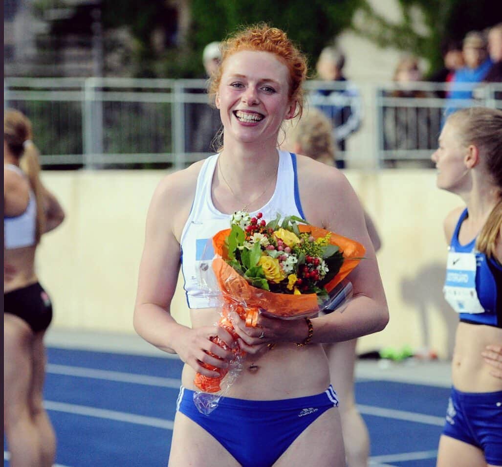 マチルドU・クラマーのインスタグラム：「Next up: Copenhagen Athletic Games 🔥 . . . . Gå ikke glip af at se atletik i verdensklasse! Kig derfor forbi Østerbro stadion tirsdag kl 17.30 og se mig og de andre danske atleter tage kampen op mod de internationale stjerner! 🇩🇰 #copenhagen #cag #competition #nextup #sprint #running #fast #athletics #trackandfield #smile」