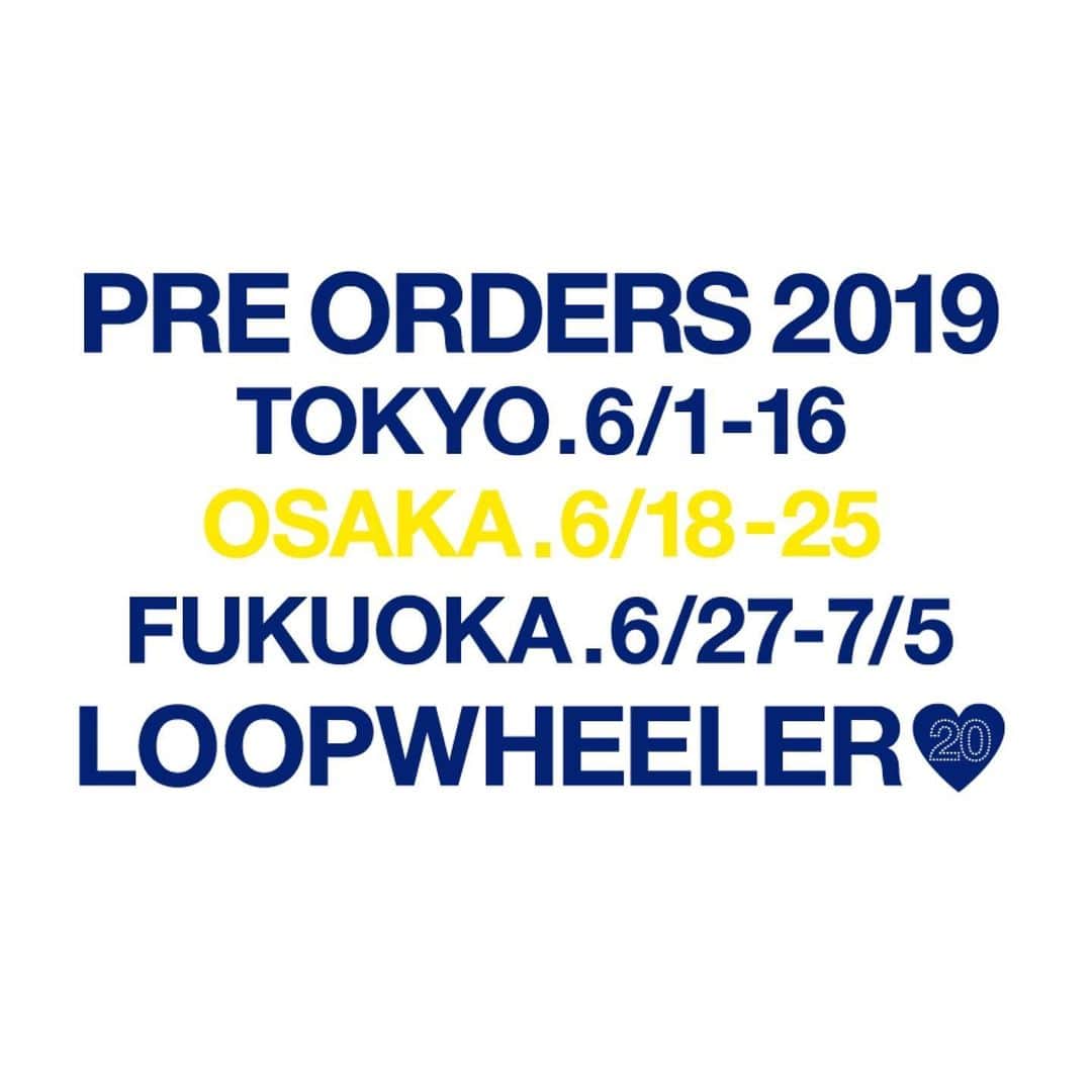 ループウィラーさんのインスタグラム写真 - (ループウィラーInstagram)「*** 6/18(火)〜6/25(火) 受注会2019 大阪ラウンド開催させて頂きます。 . 期間中は無休で営業しておりますので、是非ご来店下さい。 . . 「LOOPWHEELER 顧客さま受注会」とは、 日頃より『 LOOPWHEELER 吊り裏毛アイテム 』 をご愛用頂いておりますお客様へ向けてのスペシャルアイテム オーダー会です。 . ＊誠に申し訳ございませんが LWTシャツやポロシャツといった天竺、鹿の子アイテムではなく、「スウェットの吊り裏毛 アイテム」をご愛用頂いている顧客さまに限ります。 . ［ 詳細 ］ ・店内にアイテムのサンプルをご用意致しますので、その場でご試着して頂きその後、店頭にてオーダーシートにご記入頂くことで「オーダー完了」とさせて頂きます。 ・完全受注生産となりますので上記、期間以外のオーダーは承りかねます。 ・オーダーアイテムのお渡しは『店頭のみ』となり、お渡し時期は商品により異なりますが10月から12月を予定しております。 ・オーダー頂きました各アイテムは年内中にお迎え頂きますようお願い致します。 ・お支払いは商品お渡し時となります。 ・店舗状況(混雑)により入店制限をさせて頂く場合がございます。また、店頭状況につきましては当インスタグラムにて随時、ご案内させて頂きます。 ・上記、受注会期間中は何度でもご覧頂けます。オーダー後の変更、キャンセルは承りかねますのでご注意下さい。 ・受注会オーダーは「店頭のみ」とさせて頂き、通販対応等はお受けしておりません。 ・SNS等でのお問い合わせにはご回答致しかねますので、ご不明な点につきましては店頭にてお問い合わせいただきますようお願い申し上げます。 . #loopwheeler #ループウィラー #lw受注会2019 #ループウィラー受注会2019#loopwheelerpreorders2019#lwpreorders2019 #tsuriami #吊り編み#madeinjapan #日本製 #sweat#sweatshirt #スウェット#loopwheelerosaka #ループウィラー大阪」6月16日 20時28分 - loopwheelerosaka