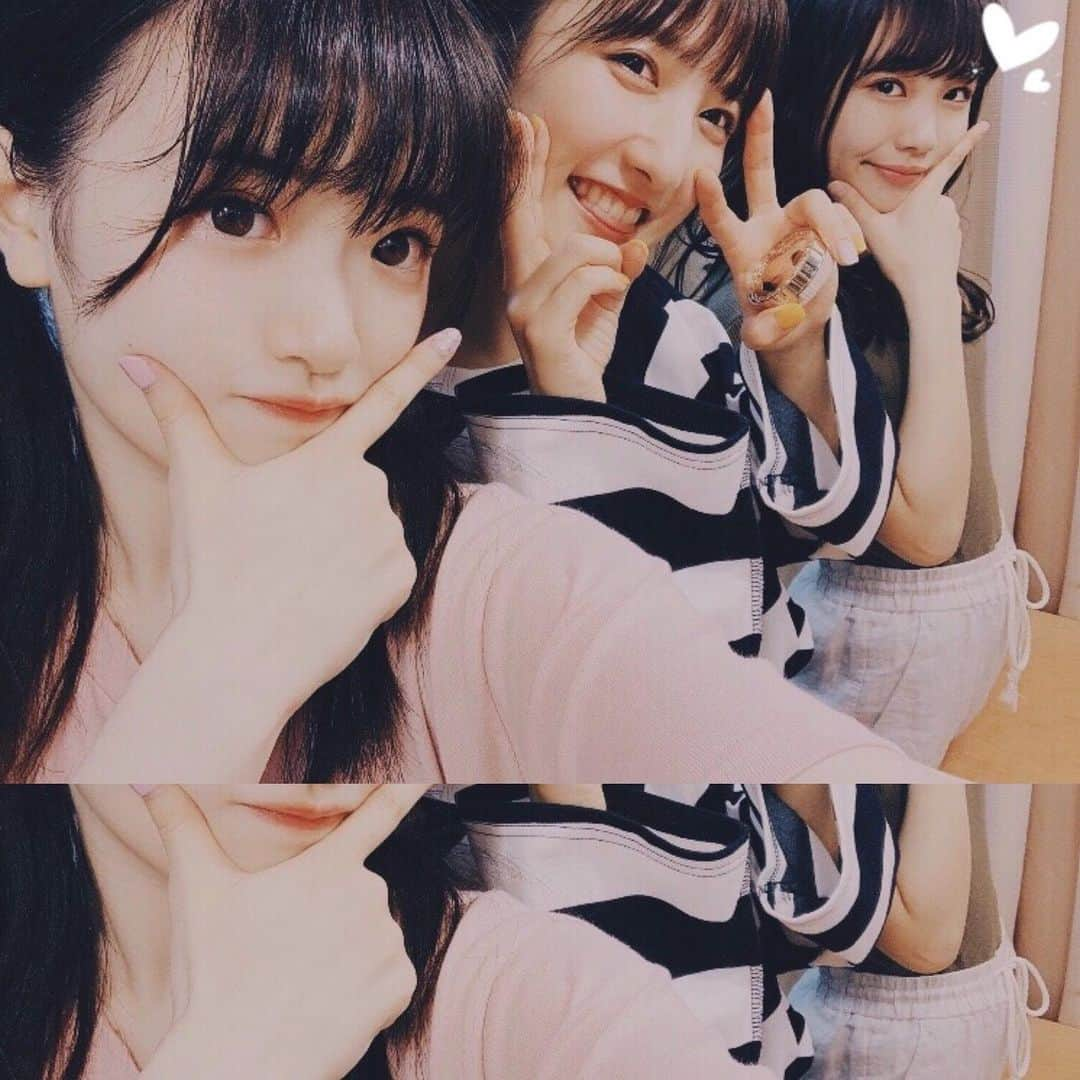 長友彩海さんのインスタグラム写真 - (長友彩海Instagram)「‪‪☺︎‬ ラブ‪✌︎︎︎︎︎✌︎✌︎ #武藤小麟 #安田叶 #込山チームK #16期生」6月16日 21時13分 - ayami.n_48