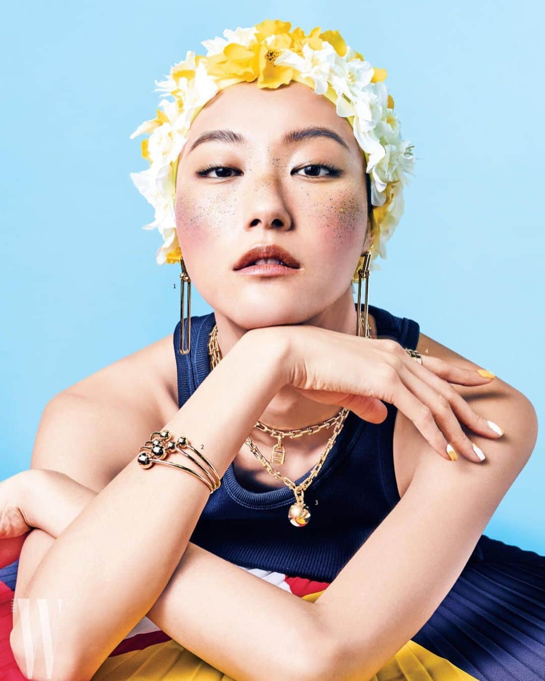 パク・ジヘさんのインスタグラム写真 - (パク・ジヘInstagram)「It’s summer time💥@wkorea @fashionyk @leeyoung220 @jessheesung ❤️🧡💛💚💙💜」6月16日 21時11分 - jihyeparkjhp