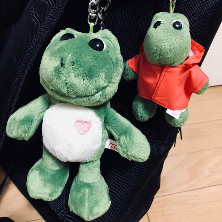 鈴木くるみさんのインスタグラム写真 - (鈴木くるみInstagram)「学校のカバン！！ かえる🐸  #学校 #カバン #リュック #かえる #カエル #キーホルダー #梅雨 ##可愛い #かわいい #好き #すき #大好き #だいすき #」6月16日 21時58分 - kurumi_akb48