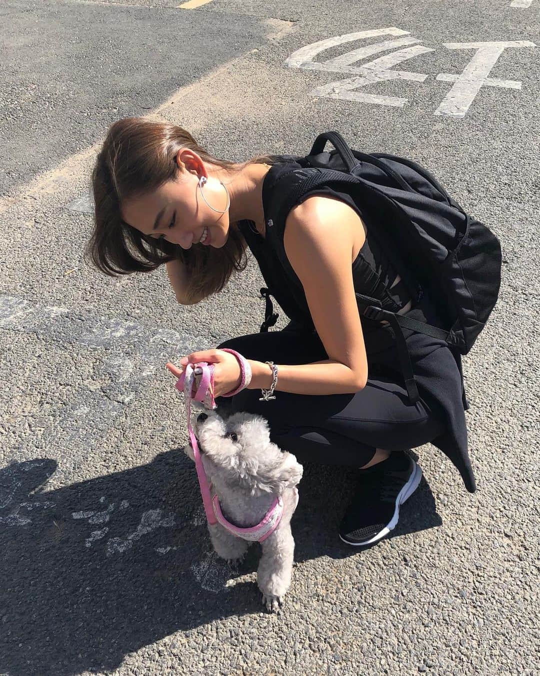 白雪さんのインスタグラム写真 - (白雪Instagram)「My baby 🐶♥️♥️ The best moment of the day #love」6月16日 22時14分 - baixue0929