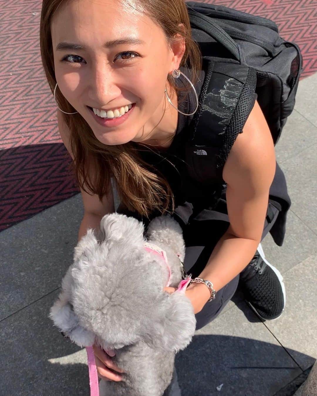 白雪のインスタグラム：「My baby 🐶♥️♥️ The best moment of the day #love」