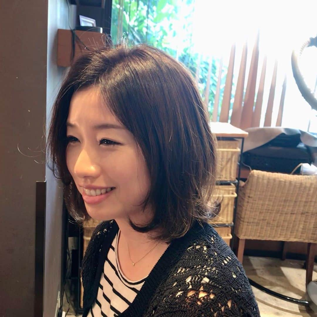 勝又優美さんのインスタグラム写真 - (勝又優美Instagram)「ひさびさにイメチェンしました！？😊 ボブカットはホント久しぶり！！😲 #似合うかな？ #ボブカット  #spice玉川店 #勝又優美 #ゴルフ#ゴルフレッスン #ゴルフ女子 #golf#lpgaティーチングプロ#lpga #golfstagram#golfcoach #golfpro#golflesson#ゴルフコーチ#golfshot#instagolf」6月16日 22時09分 - yumi.katsumata