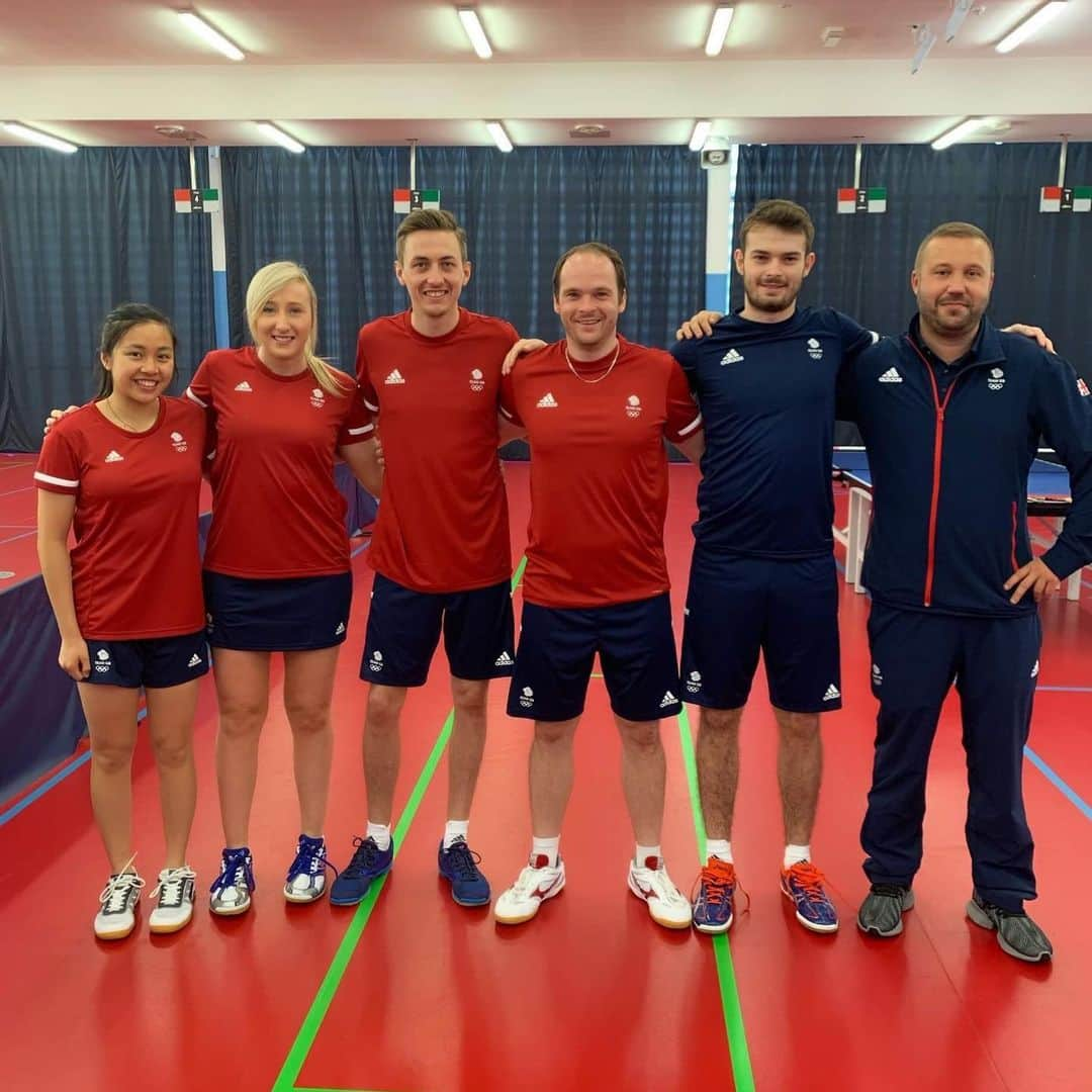 サム・ウォーカーさんのインスタグラム写真 - (サム・ウォーカーInstagram)「Good Team GB prep camp this week in Notts! We fly out to Minsk on Wednesday! 💪🏻🇬🇧 I clearly didn’t get the red t shirt memo 🙄🤷🏻‍♂️」6月16日 22時30分 - samwalker_tt