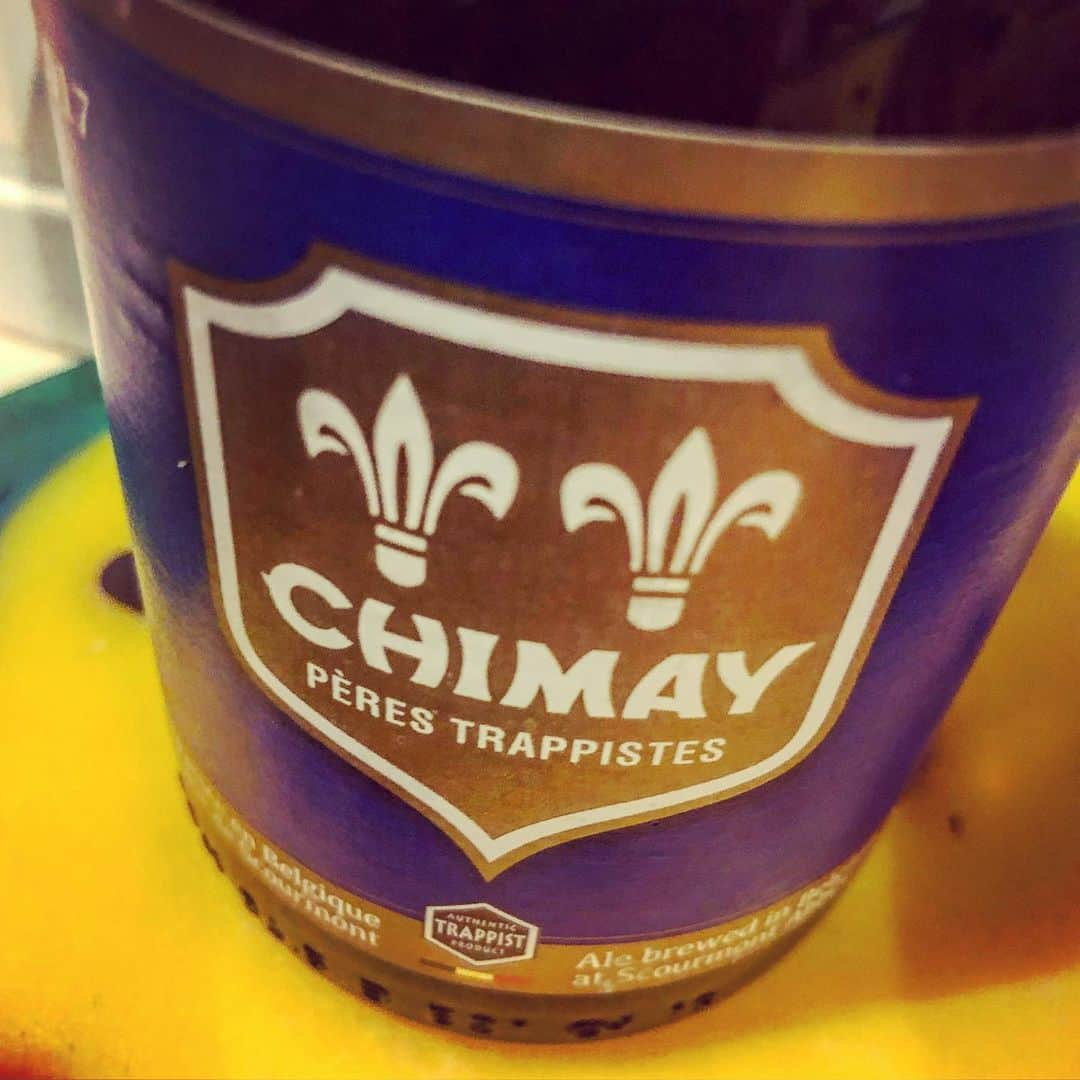 OKP-STARさんのインスタグラム写真 - (OKP-STARInstagram)「☺︎ 大好きなCHIMAYビアー. .. いただき🙇‍♂️. うまいよ〜これ🤤 #CHIMAY #beer #ファン様より」6月16日 22時45分 - okp_bassman