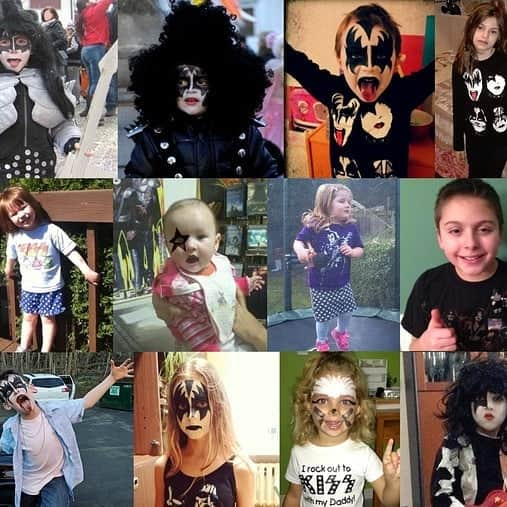 KISSさんのインスタグラム写真 - (KISSInstagram)「Wishing all of the KISS dads out there a wonderful Father's Day!  Enjoy these great photos of the next generation of the #KISSArmy!」6月16日 23時16分 - kissonline