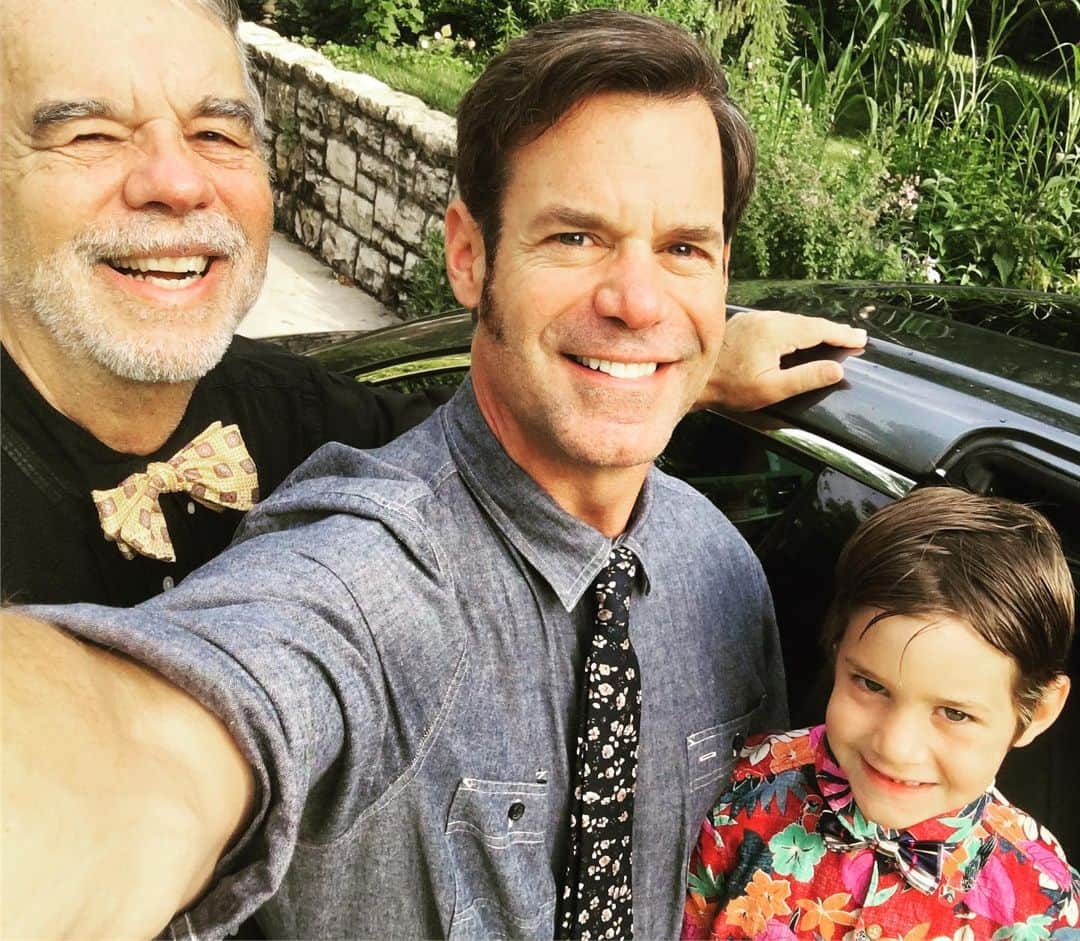 タック・ワトキンスさんのインスタグラム写真 - (タック・ワトキンスInstagram)「Two dads and a son. Or two sons and a dad. All three in ties.」6月16日 23時33分 - tucwatkins