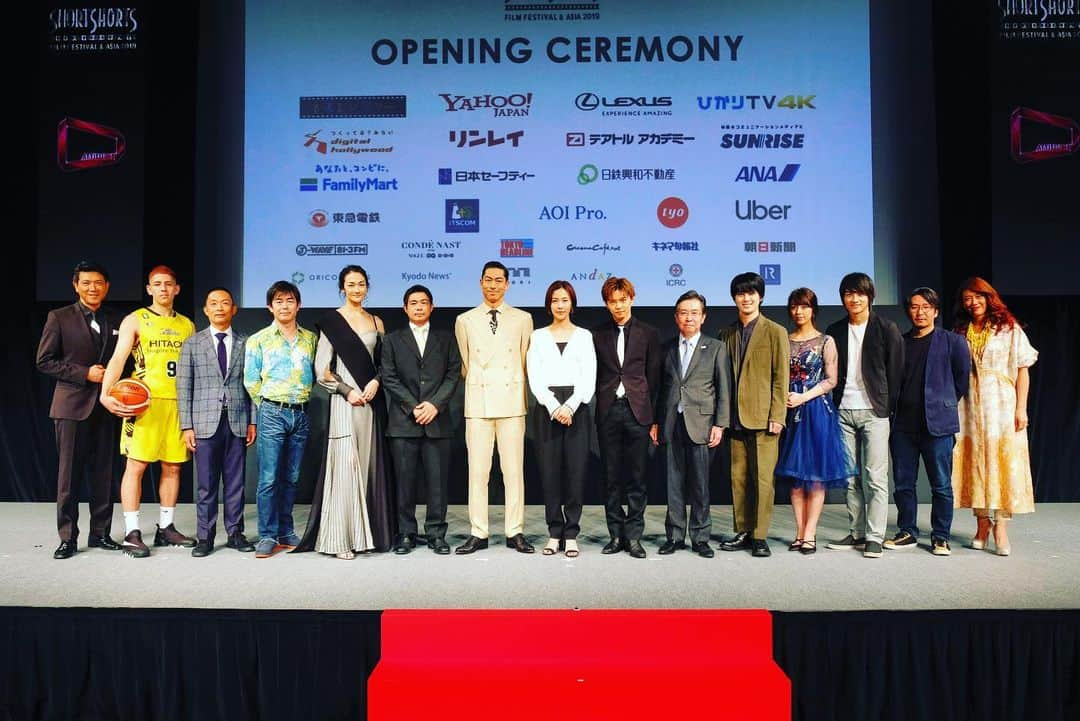 増山祥太のインスタグラム：「SHORTSHORTS FILM FESTIVAL & 2019 OPENING CELEMONY 5.29  #led」