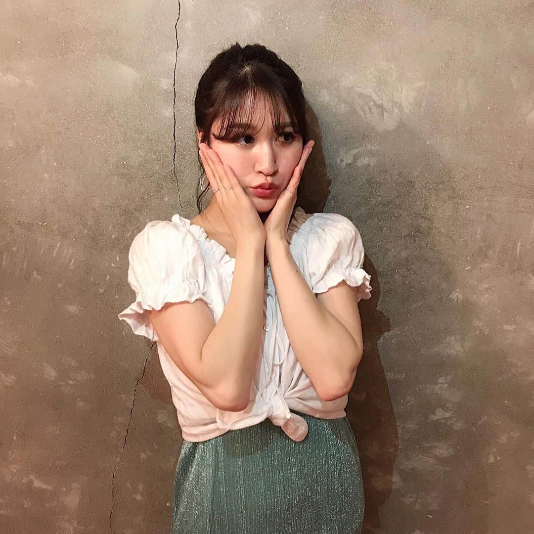 後藤夕貴のインスタグラム：「ㅤ come back前髪 と 昨日の衣装 𓅩」