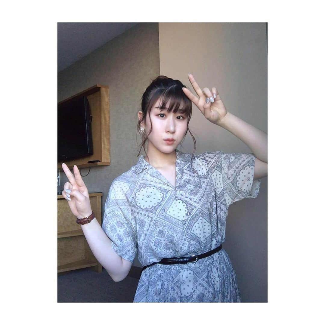 かれん（古賀かれん）さんのインスタグラム写真 - (かれん（古賀かれん）Instagram)「﻿ ﻿ 今回の旅﻿ 濃すぎる7日間でした☺︎﻿ ﻿ ﻿ #かれんのしふく﻿ この日はラスベガスで﻿ 恐ろしく暑くてお団子☺︎」6月17日 0時31分 - lgm_karen_official