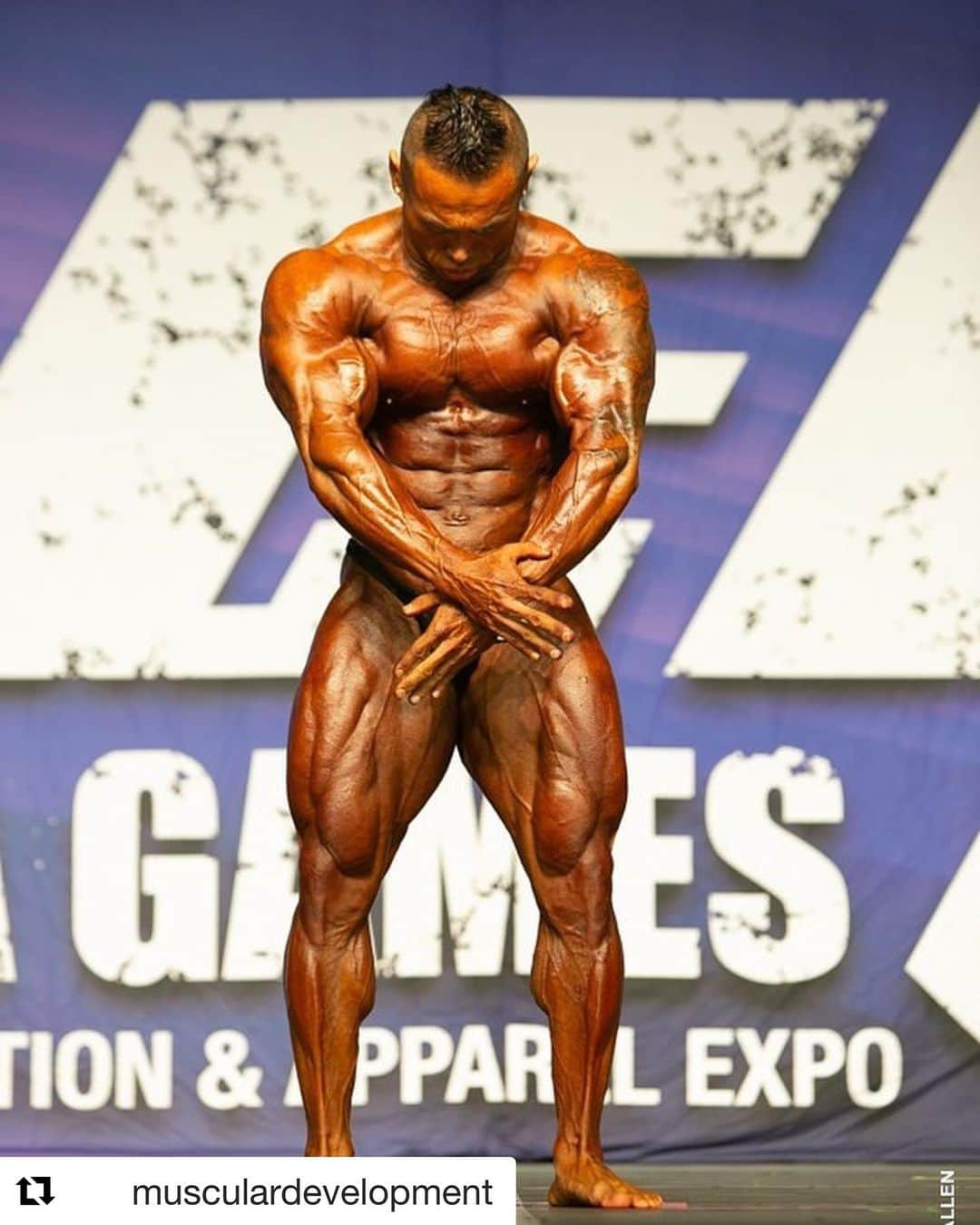 Hidetada Yamagishiさんのインスタグラム写真 - (Hidetada YamagishiInstagram)「#Repost @musculardevelopment with @get_repost ・・・ He ALMOST RETIRED...now @hideyamagishi is back with a WIN!  Watch his interview on musculardevelopment.com or the MD YouTube channel  #bodybuilding #212 #hideyamagishi #win #RonLineReport #musculardevelopment #interview #aesthetic #MD @ronharrismuscle」6月17日 0時40分 - hideyamagishi