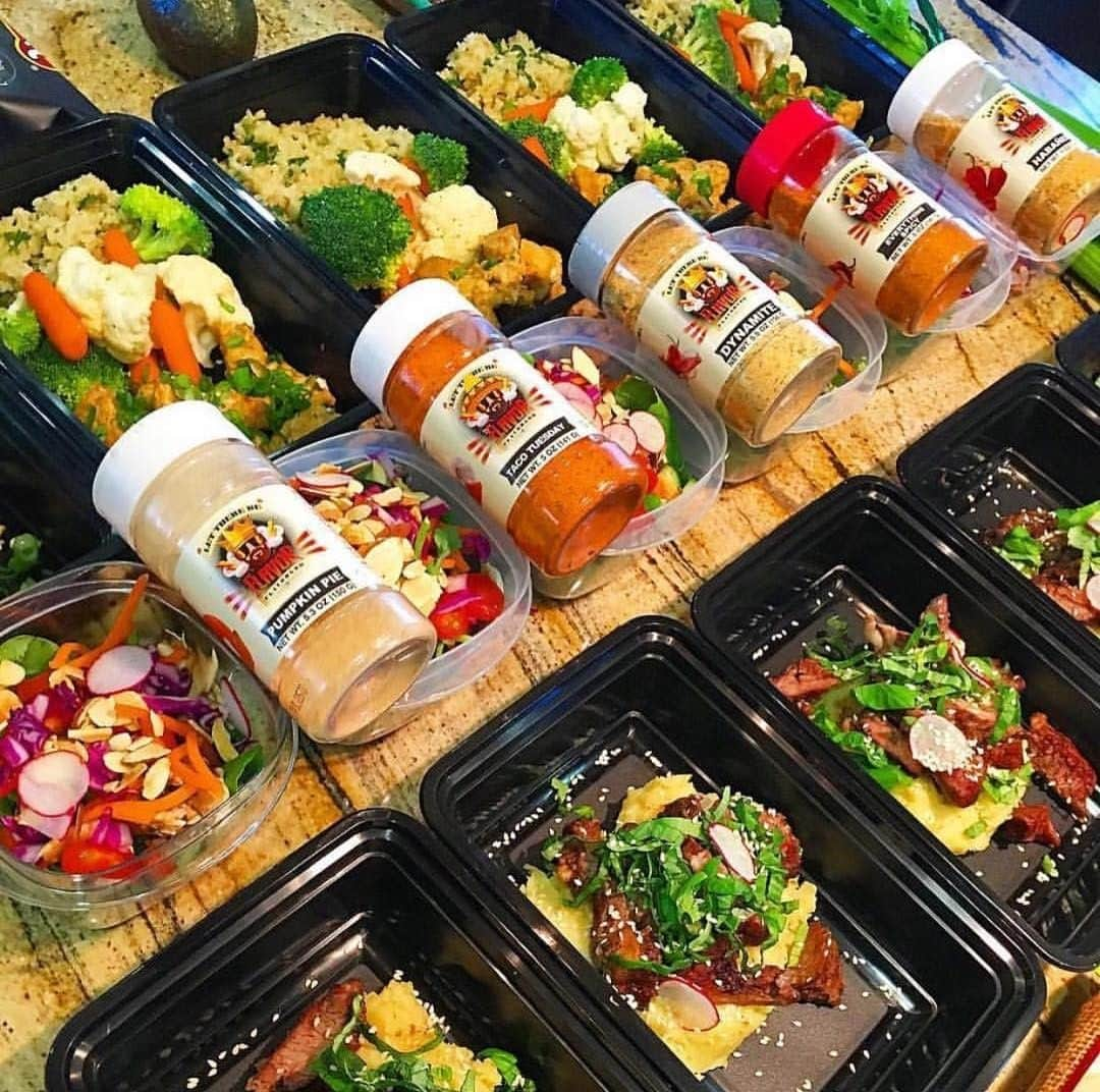 Flavorgod Seasoningsさんのインスタグラム写真 - (Flavorgod SeasoningsInstagram)「MEAL PREPPING - Add delicious flavors to your meals!⠀ -⠀ Build Your Own Bundle Now!!⠀ Click the link in my bio @flavorgod ✅www.flavorgod.com⠀ -⠀ Photo & meal prep by: @grandmasterchefjojo!⠀ -⠀ FlavorGod Seasonings:⠀ 🌿Made Fresh⠀ ☀️Gluten free⠀ 🥑Paleo⠀ ☀️KOSHER⠀ 🌊Low salt⠀ ⚡️NO MSG⠀ 🚫NO SOY⠀ ⏰Shelf life is 24 months⠀ -⠀ 🌏 I Ship World Wide🌍⠀ -⠀ Order Here:⠀ FlavorGod.com⠀ -⠀ -⠀ #food #foodie #flavorgod #seasonings #glutenfree #mealprep  #keto #paleo #vegan #kosher #breakfast #lunch #dinner #yummy #delicious #foodporn ⠀ ⠀」6月17日 1時00分 - flavorgod