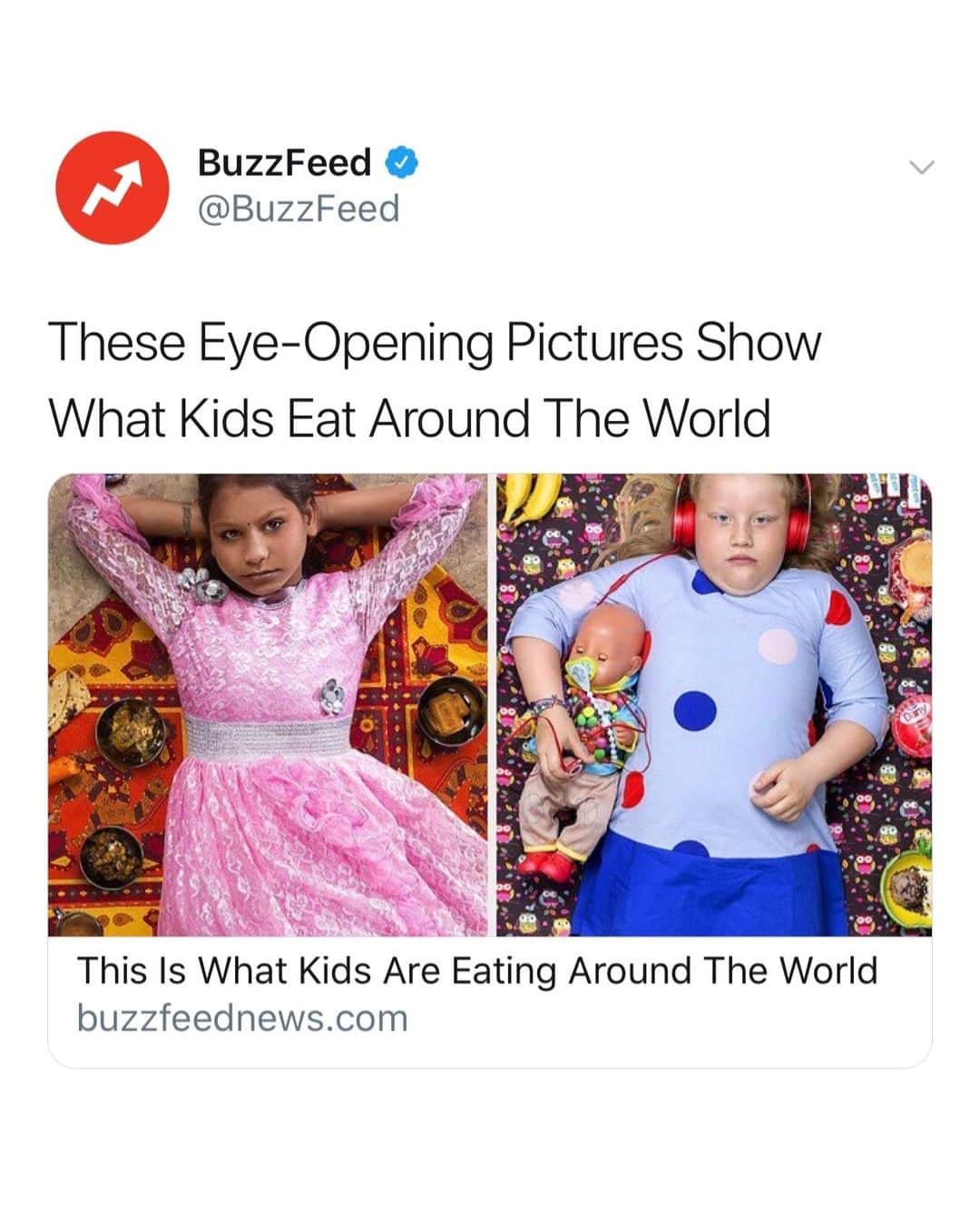 BuzzFeedさんのインスタグラム写真 - (BuzzFeedInstagram)「This photo project highlights just how different the meals kids are eating around the world are. Read the full story 👉link in bio 👀 (via: @buzzfeednews)」6月17日 1時00分 - buzzfeed