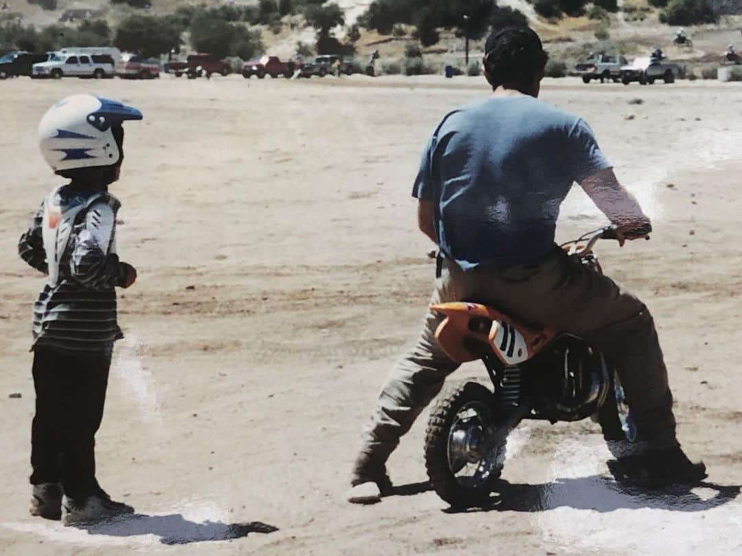 タイラー・ポジーのインスタグラム：「From you teaching me to ride a bike to hanging with some horses on our motorcycle ride across the states. If the world doesn’t end soon, maybe I can be a pops just like you to a little Pose」