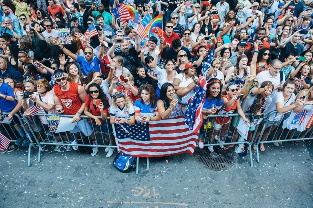 ニューヨーク・シティFCさんのインスタグラム写真 - (ニューヨーク・シティFCInstagram)「Let’s get it today @uswnt 🇺🇸🗽 #FIFAWWC」6月17日 1時18分 - nycfc