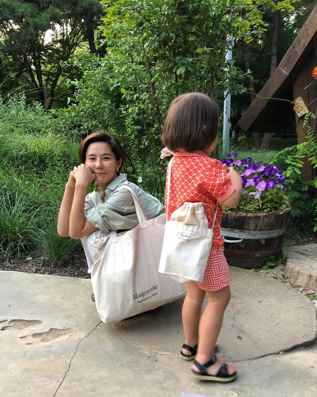 キム・ナヨンさんのインスタグラム写真 - (キム・ナヨンInstagram)「서울숲 나으드리 🌿👒」6月17日 12時02分 - nayoungkeem