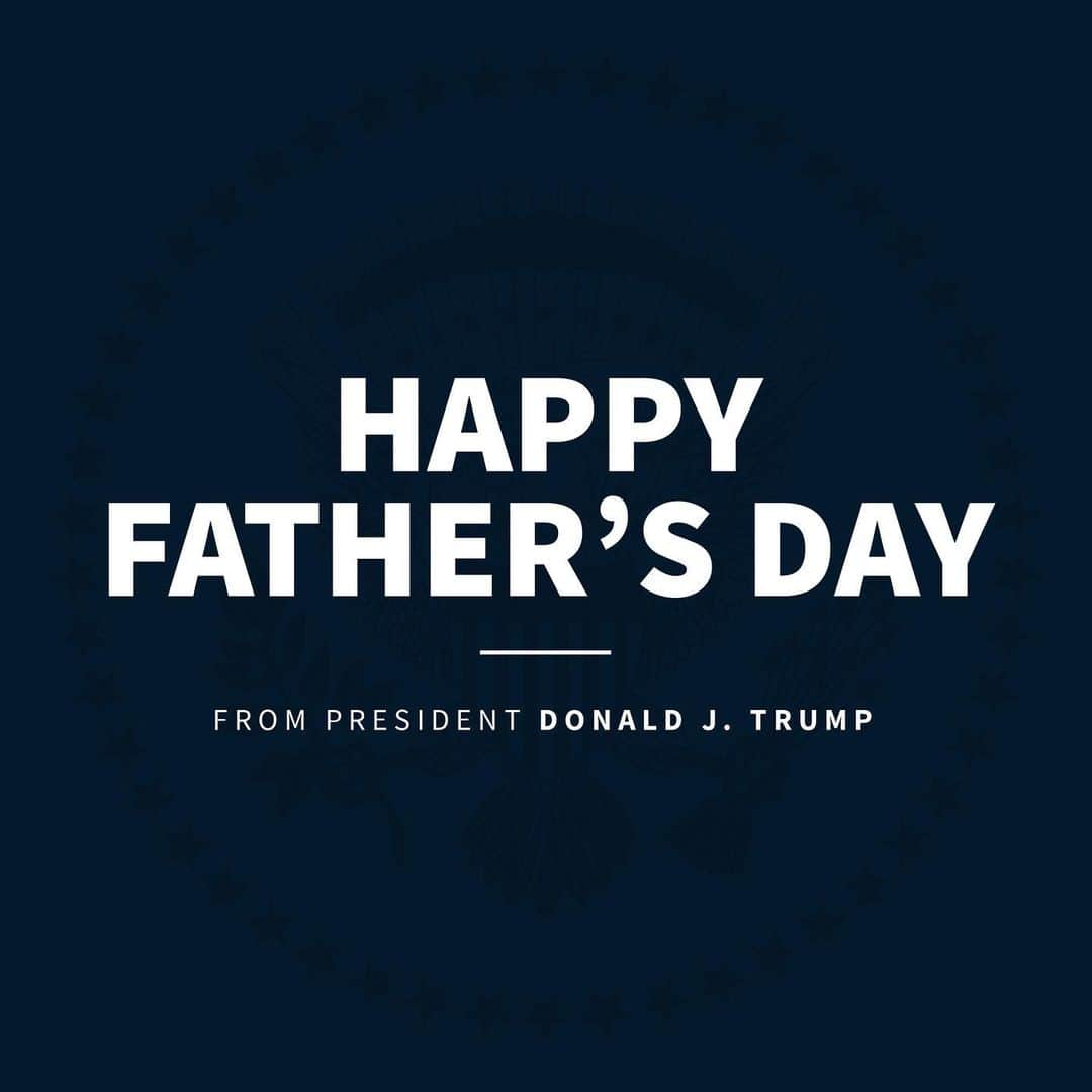 ドナルド・トランプさんのインスタグラム写真 - (ドナルド・トランプInstagram)「Happy Father’s Day to all, including my worst and most vicious critics, of which there are fewer and fewer. This is a FANTASTIC time to be an American! KEEP AMERICA GREAT!」6月17日 4時06分 - realdonaldtrump