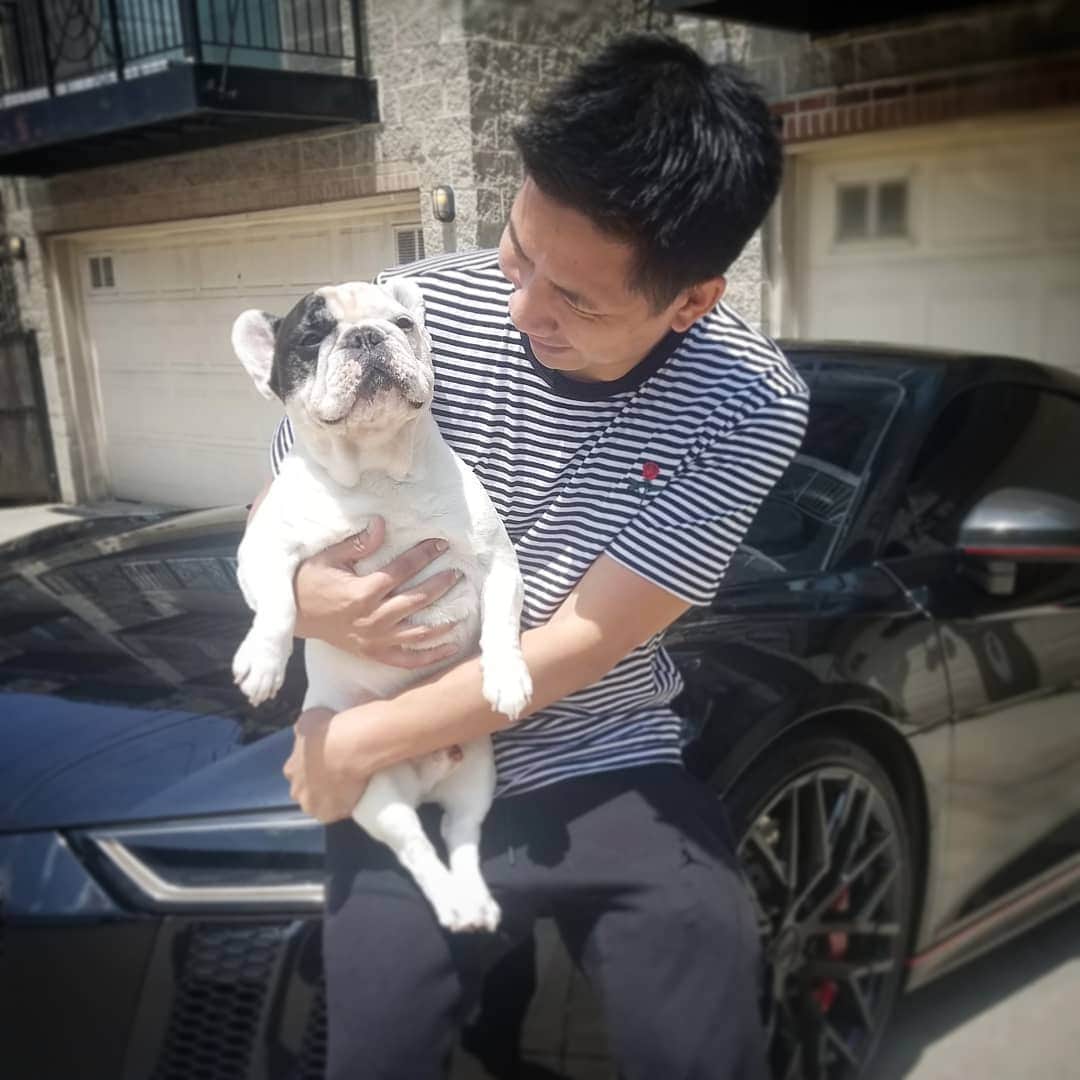 Manny The Frenchieのインスタグラム：「Happy fathers day to all the rad dog dads! ❤」
