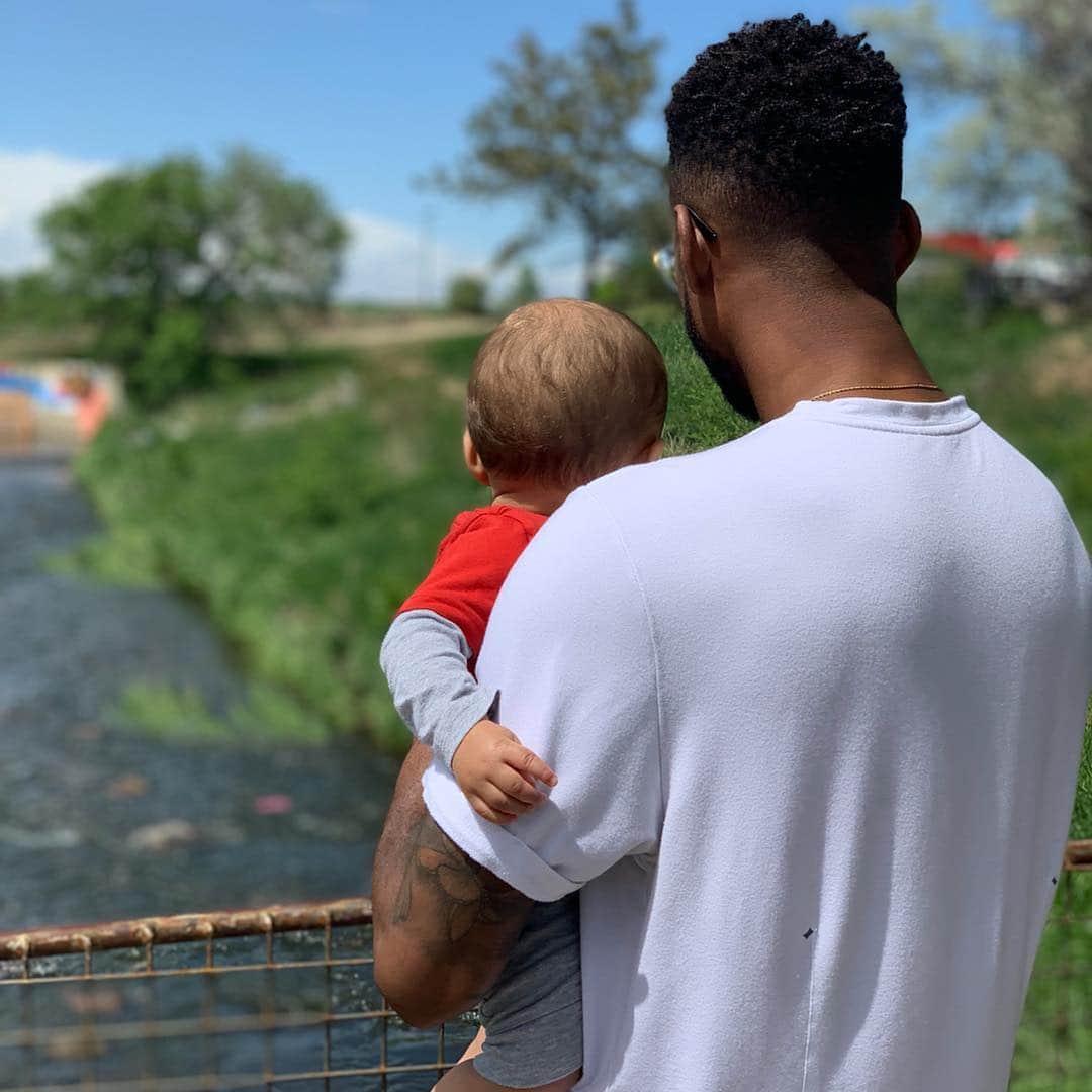 ケリーン・アコスタのインスタグラム：「Happy Father’s Day to all the Dads out there! This little guy right here is my biggest blessing. I promise to be the best Dad I can be. I love you EJ ❤️」