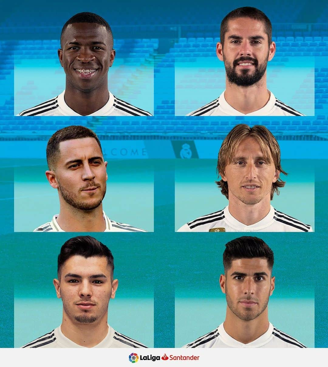 LFPさんのインスタグラム写真 - (LFPInstagram)「@zidane has plenty of playmakers! Who would you choose? 😉🎩 • #Vinicius #Isco #Hazard #Modric #Brahim #Asensio #RealMadrid #Zidane #LaLigaSantander #LaLiga」6月17日 6時02分 - laliga