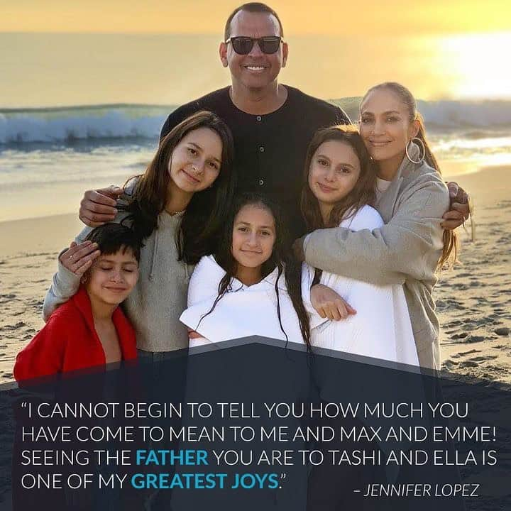 E! Onlineさんのインスタグラム写真 - (E! OnlineInstagram)「The love in this blended family don't cost a thing. ❤️Link in bio for Jennifer Lopez's full message to the two special dads in her life. (📷: @jlo, @arod)」6月17日 8時40分 - enews