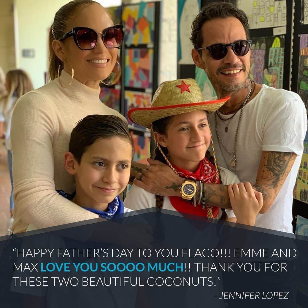 E! Onlineさんのインスタグラム写真 - (E! OnlineInstagram)「The love in this blended family don't cost a thing. ❤️Link in bio for Jennifer Lopez's full message to the two special dads in her life. (📷: @jlo, @arod)」6月17日 8時40分 - enews