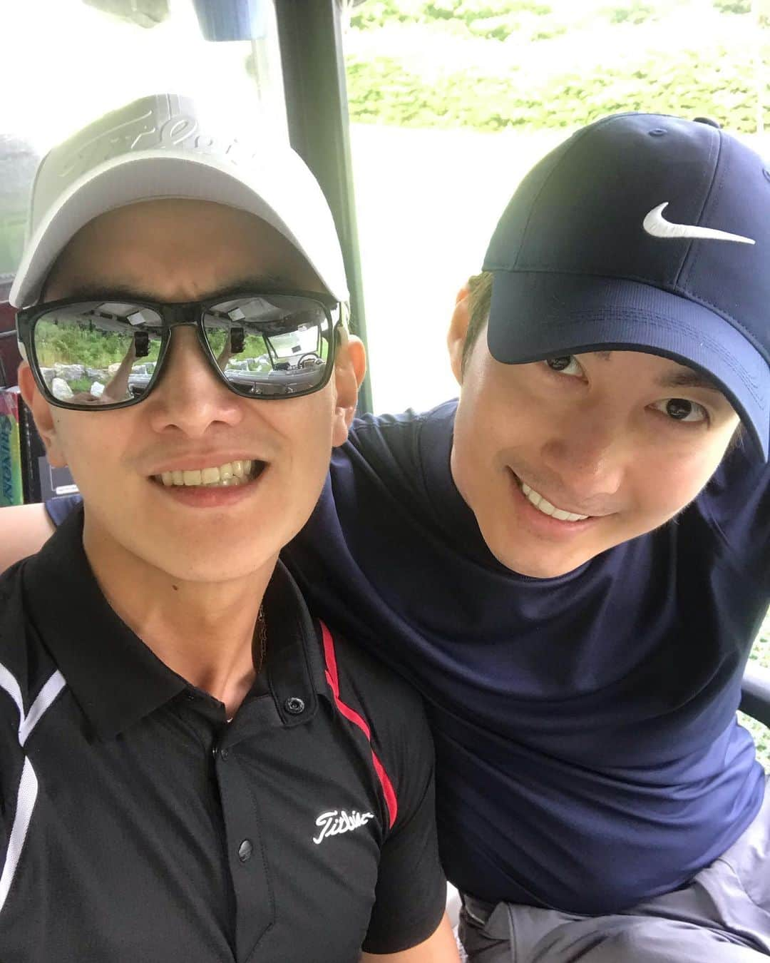 グァンス さんのインスタグラム写真 - (グァンス Instagram)「오랜만에 久しぶりの #Double #K with @hyungjunking  #Golf #titlelist #Nikegolf 담엔준수형 @xiaxiaxia1215 함께해요」6月17日 9時37分 - kwangsamak