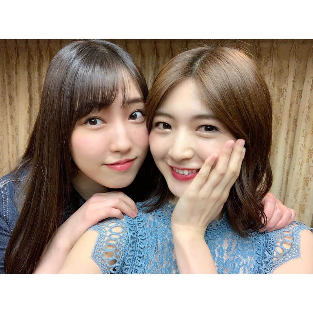 森咲樹さんのインスタグラム写真 - (森咲樹Instagram)「＊﻿ ﻿ #宮崎由加卒業スペシャル で会った、﻿﻿ 譜久村聖ちゃーーーん💐✨﻿﻿ ﻿﻿ みずき、最近インスタ始めたのよね💕﻿﻿ 私もいつも楽しみに見てるよ〜✨✨﻿﻿ ﻿﻿ みずき、かわいい〜🥰🥰🥰﻿﻿ ﻿﻿ #morningmusume19 #morningmusume #譜久村聖 #アプガ #upupgirlskakkokari #uugirl #アイドル #idol #idole #helloproject #ハロプロ #ハロプロエッグ #ハロプロエッグ出身」6月17日 21時57分 - mori_saki_official