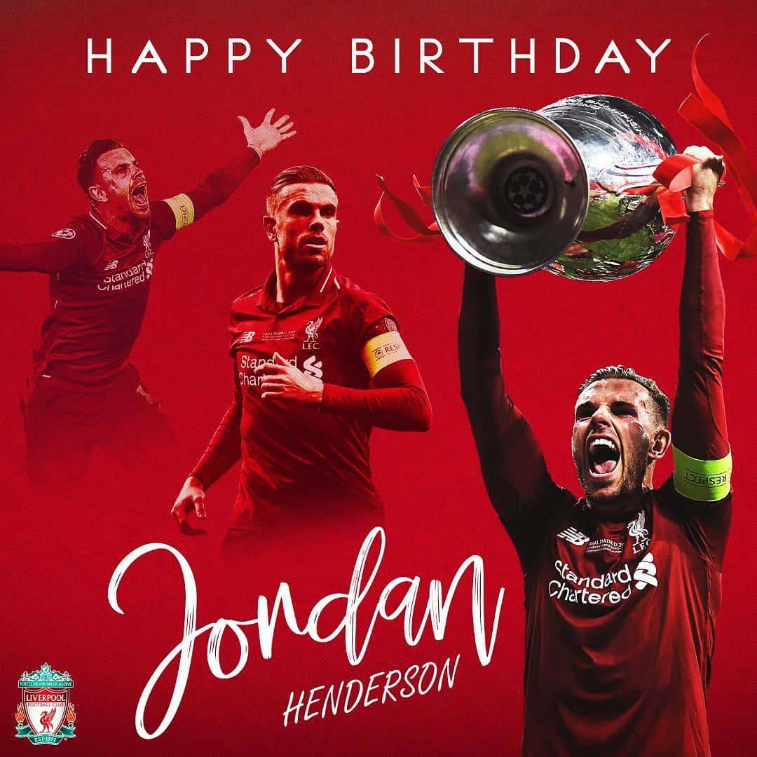 リヴァプールFCさんのインスタグラム写真 - (リヴァプールFCInstagram)「Happy birthday, @jhenderson 🥳🎈 Leave your birthday wishes for the skipper below ❤️ #LFC #Liverpool #LiverpoolFC」6月17日 15時24分 - liverpoolfc