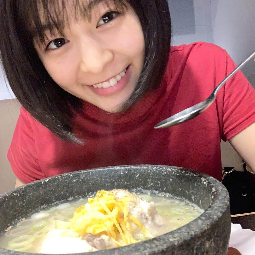 森七菜さんのインスタグラム写真 - (森七菜Instagram)「参鶏湯ランチ😊 #お昼ごはん #サムゲタン #もりなな #森七菜」6月17日 22時25分 - morinana_official