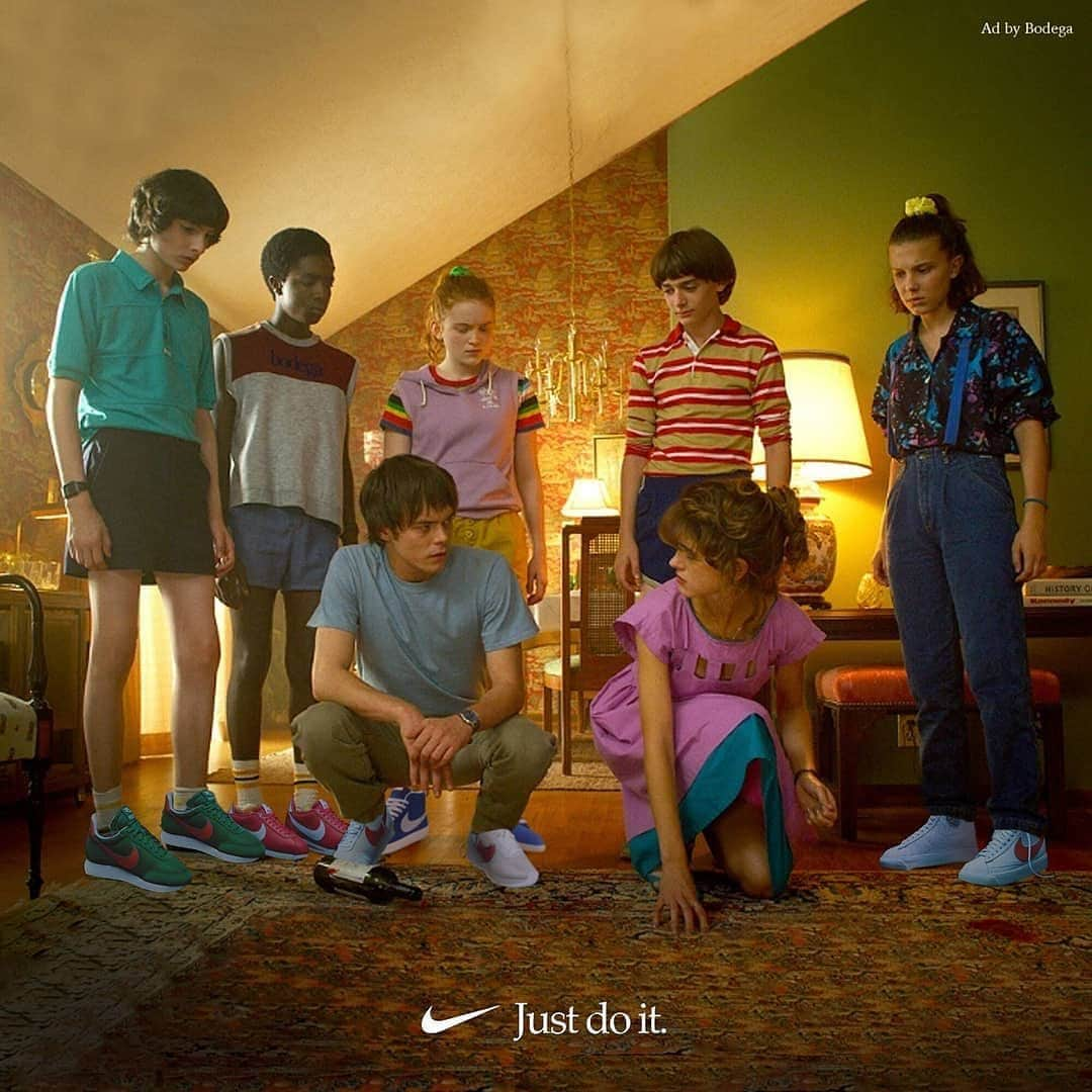 HYPEBEASTさんのインスタグラム写真 - (HYPEBEASTInstagram)「@hypebeastkicks: The @nike x @strangerthingstv sneaker collection is releasing later this month. The ‘Hawkins High School’ pack and the ‘OG’ pack will be dropping on June 27 and July 1 respectively. Stay tuned for further information. Photo: @bodega」6月17日 17時04分 - hypebeast