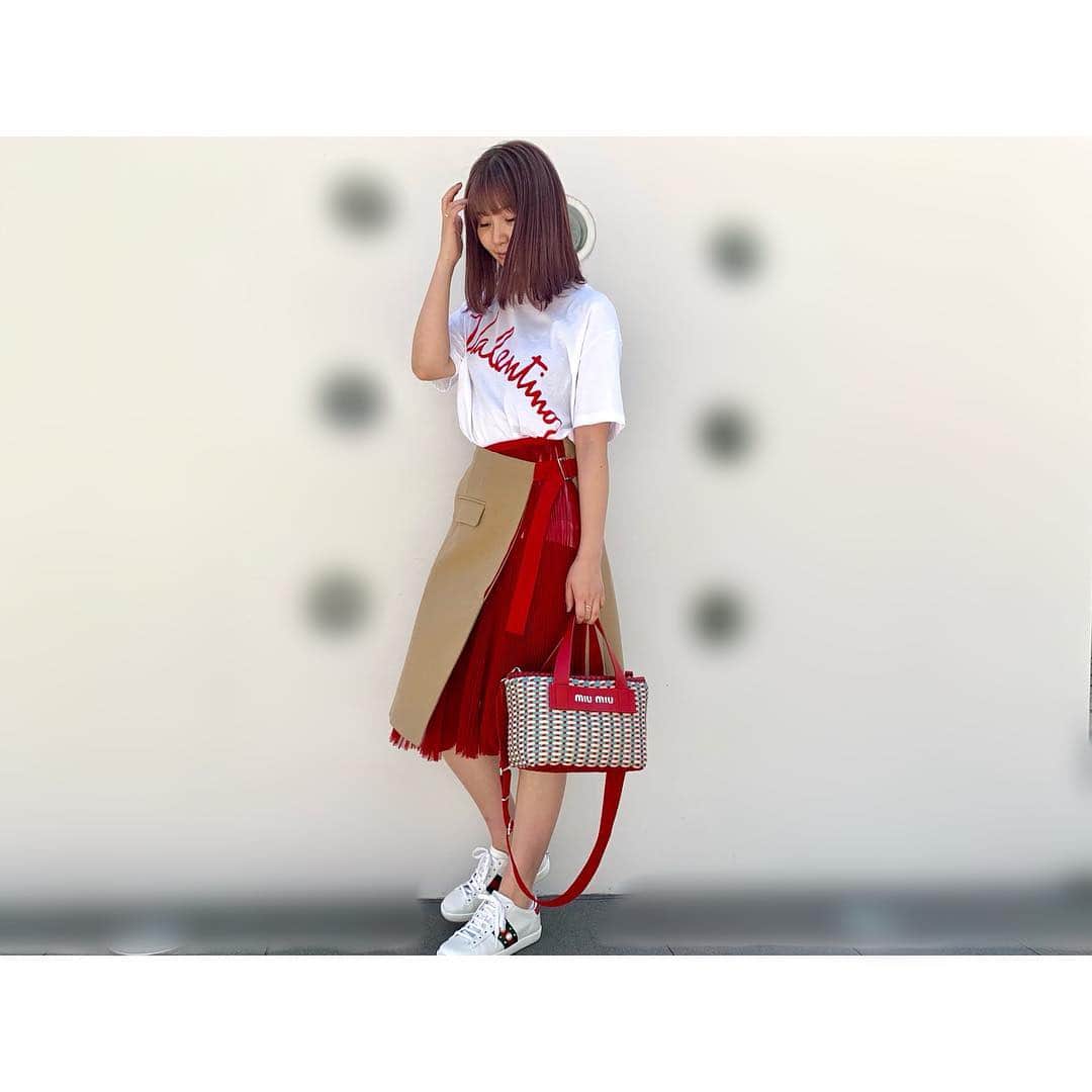 西脇彩華さんのインスタグラム写真 - (西脇彩華Instagram)「＊ #OOTD 🍓✨ #fashion」6月17日 17時33分 - chapon_930