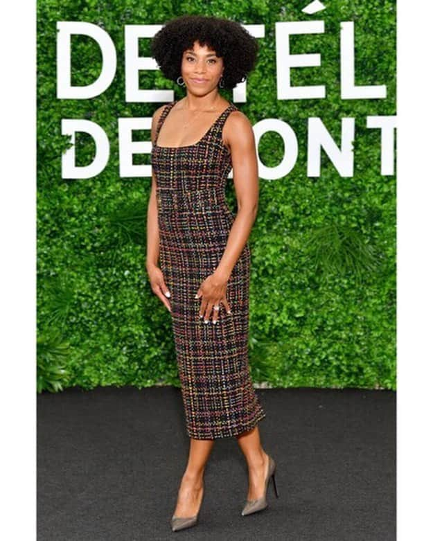 Kelly McCrearyさんのインスタグラム写真 - (Kelly McCrearyInstagram)「Dressed for press in Monte Carlo! 🙏🏾🙌🏾👏🏾 to @lisaandtylerj, @marjthestylist and @bridjett_makeup. Dress- @elisabettafranchi Bag- @marzook_official Shoes- @pollicelee @3publicrelations」6月17日 18時46分 - seekellymccreary