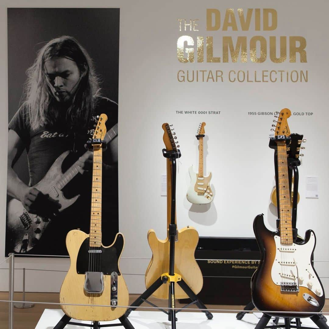 クリスティーズさんのインスタグラム写真 - (クリスティーズInstagram)「FINAL DAYS to see The David Gilmour Guitar Collection at our New York gallery! Which is your favourite guitar? #GilmourGuitars⠀ .⠀ The David Gilmour Guitar Collection – 20 June at Christie's New York.⠀ .⠀ @davidgilmour #davidgilmour #pinkfloyd #guitar #guitars #guitarcollection #music #musician #rockandroll #newyork」6月17日 20時06分 - christiesinc