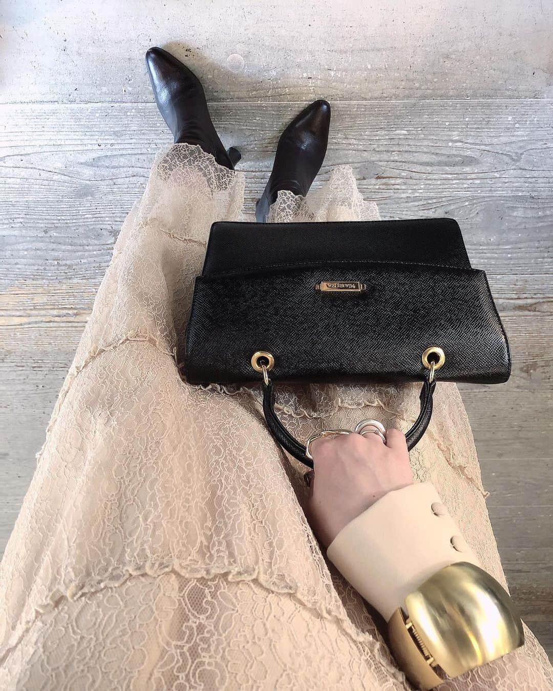 きたかぜあすかさんのインスタグラム写真 - (きたかぜあすかInstagram)「ㅤㅤㅤㅤㅤㅤㅤㅤㅤㅤㅤㅤㅤ ㅤㅤㅤㅤㅤㅤㅤㅤㅤㅤㅤㅤㅤ 黒の vintage bag 欲しくて やっと買えた♡ #spia  #asucode」6月17日 20時28分 - asukaa02